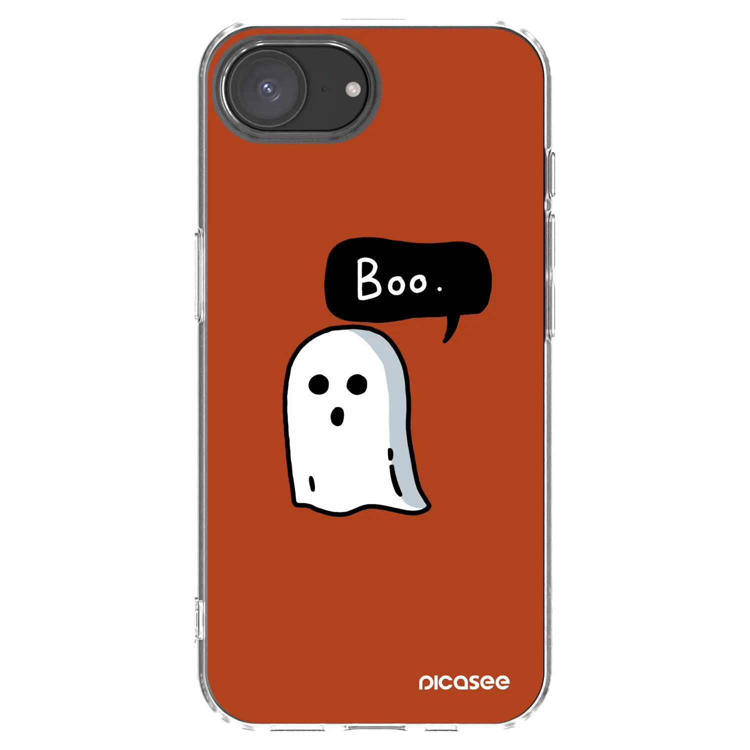 Picasee silikónový prehľadný obal pre Apple iPhone 17e - Boo
