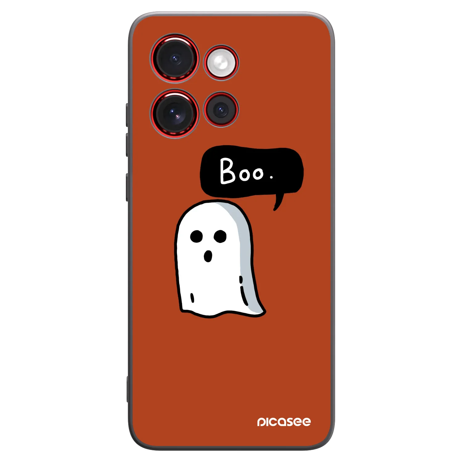 Picasee silikónový čierny obal pre Motorola Edge 60 Neo 5G - Boo