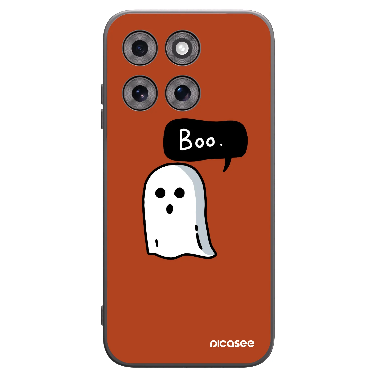 Picasee silikónový čierny obal pre Motorola Moto G77 - Boo