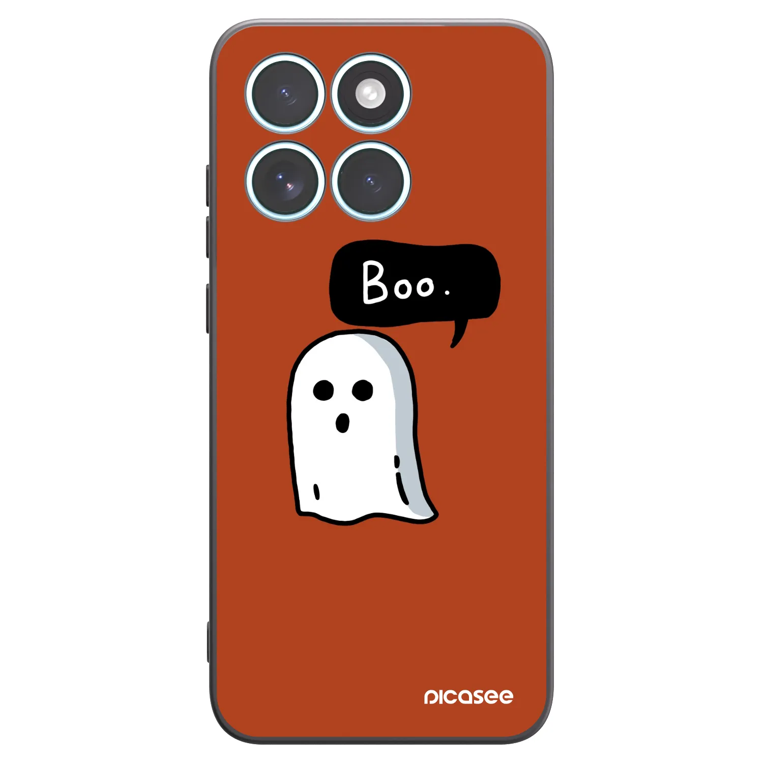 Picasee silikónový čierny obal pre Motorola Edge 70 Fusion - Boo
