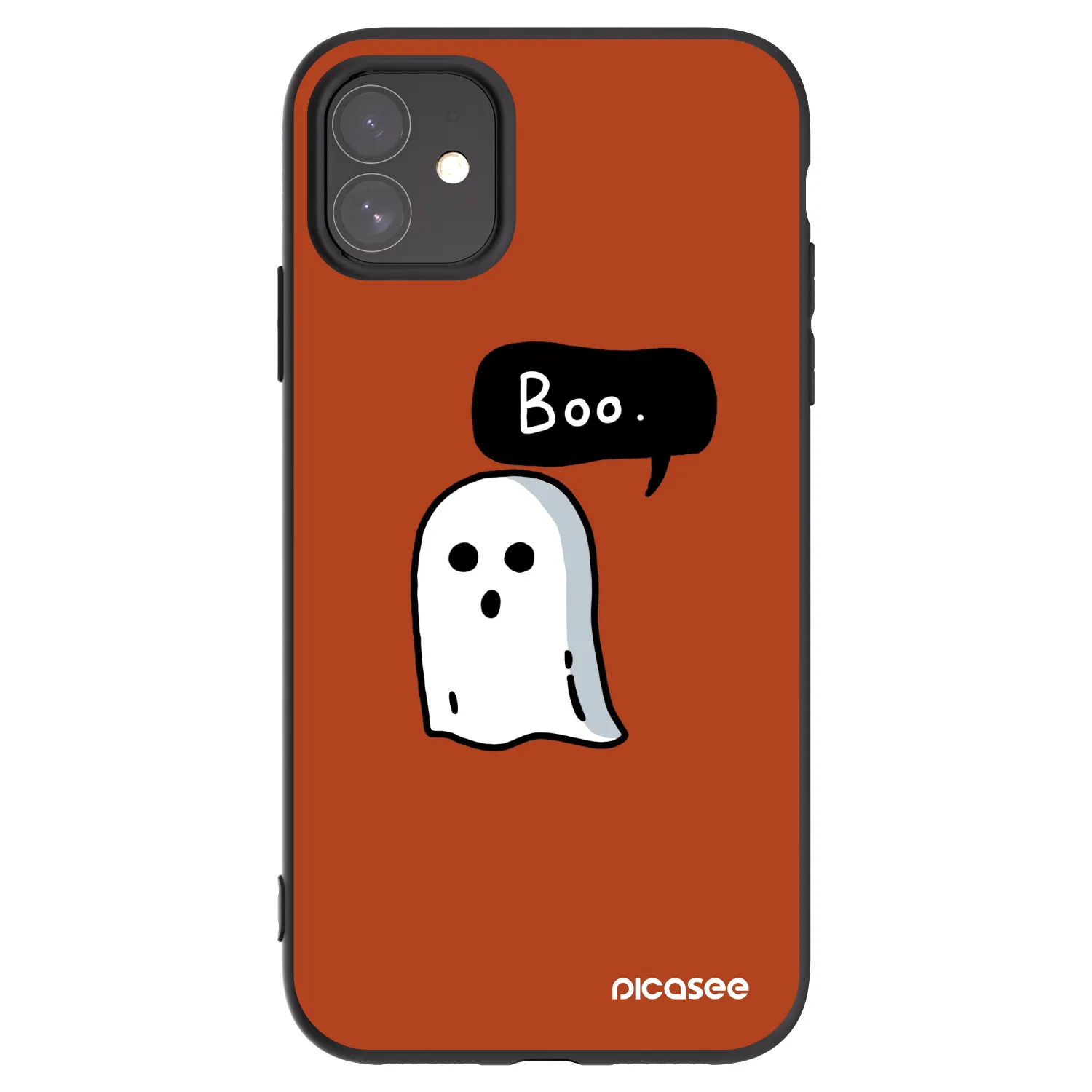 Picasee silikónový čierny obal pre Apple iPhone 11 - Boo