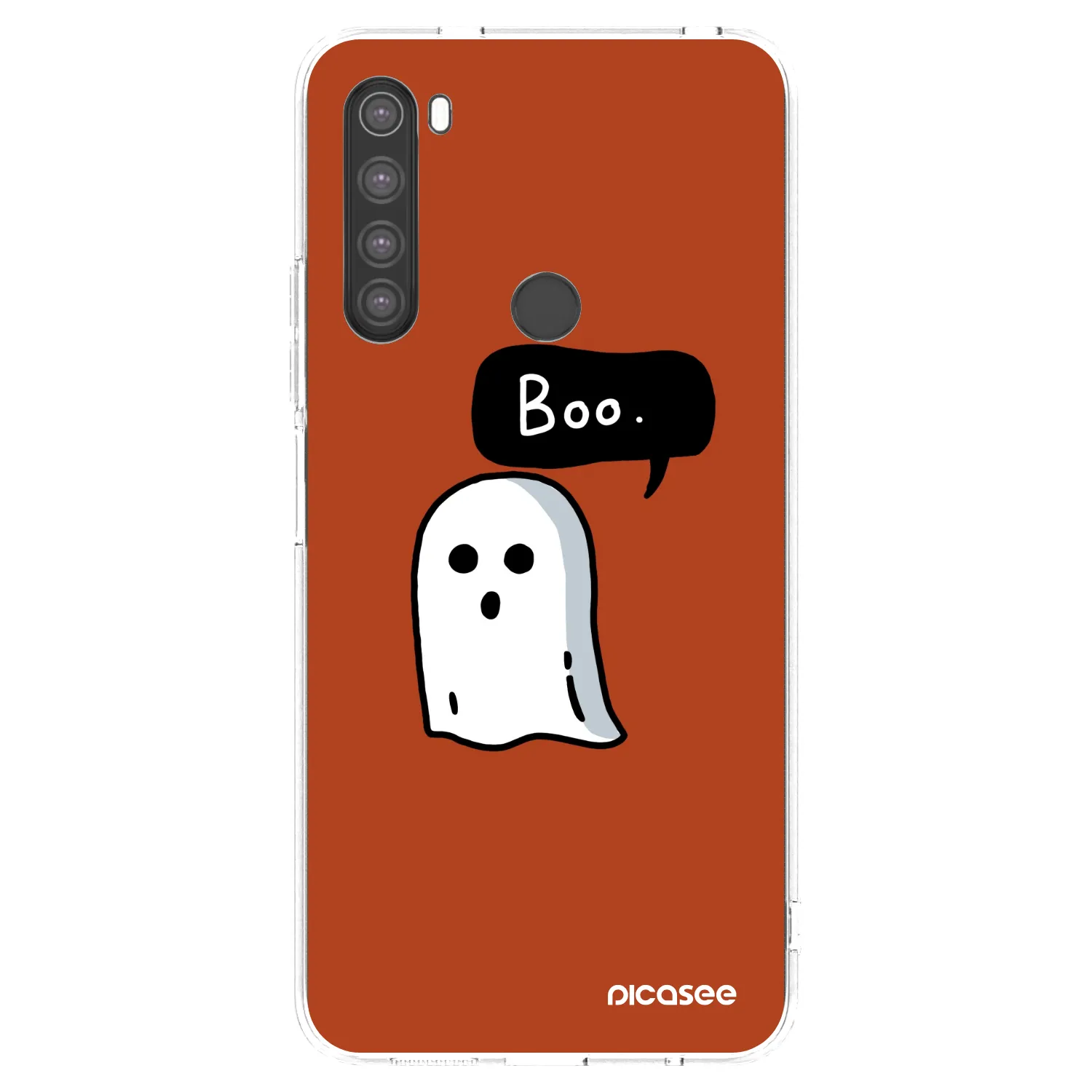 Picasee silikónový prehľadný obal pre Xiaomi Redmi Note 8 - Boo