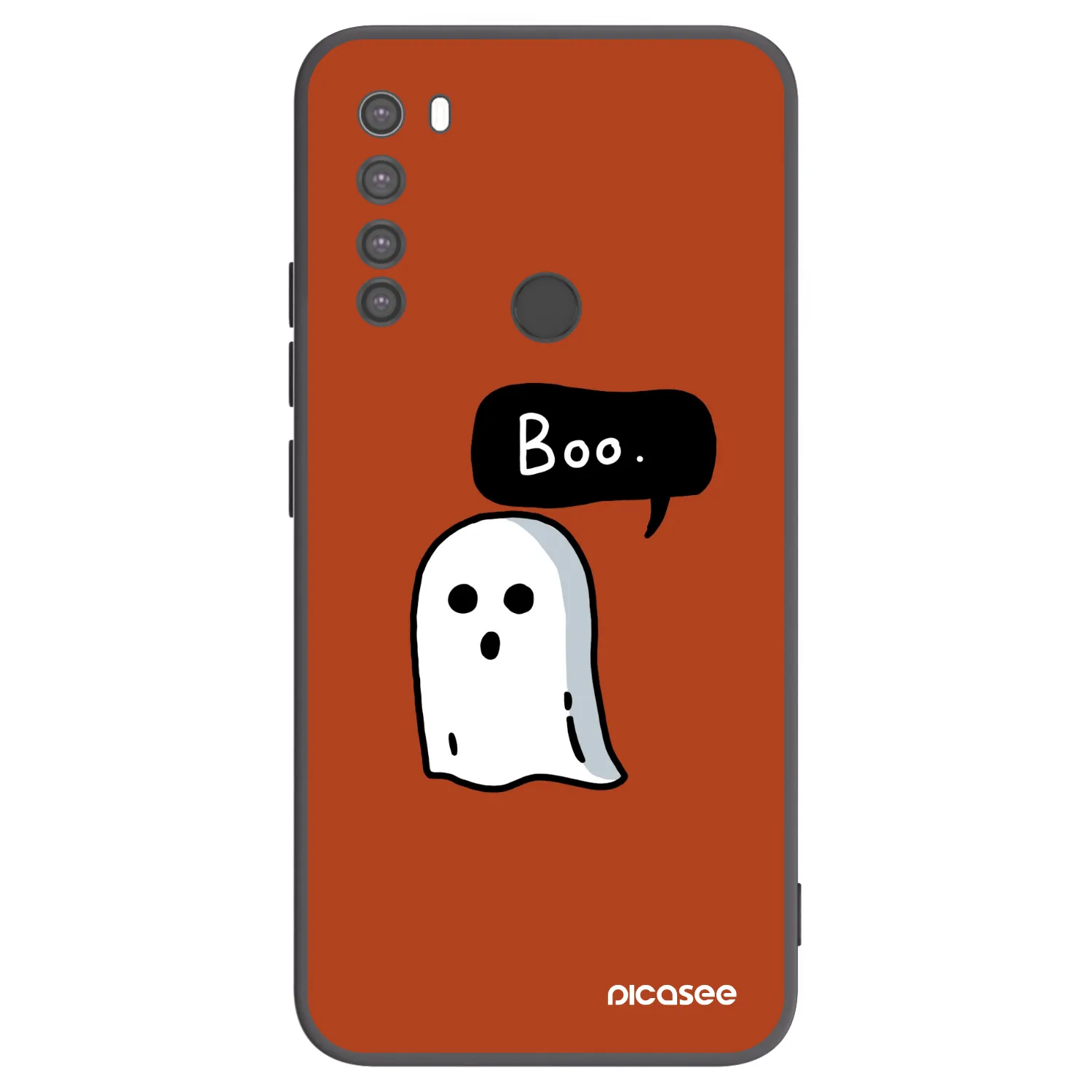 Picasee silikónový čierny obal pre Xiaomi Redmi Note 8 - Boo