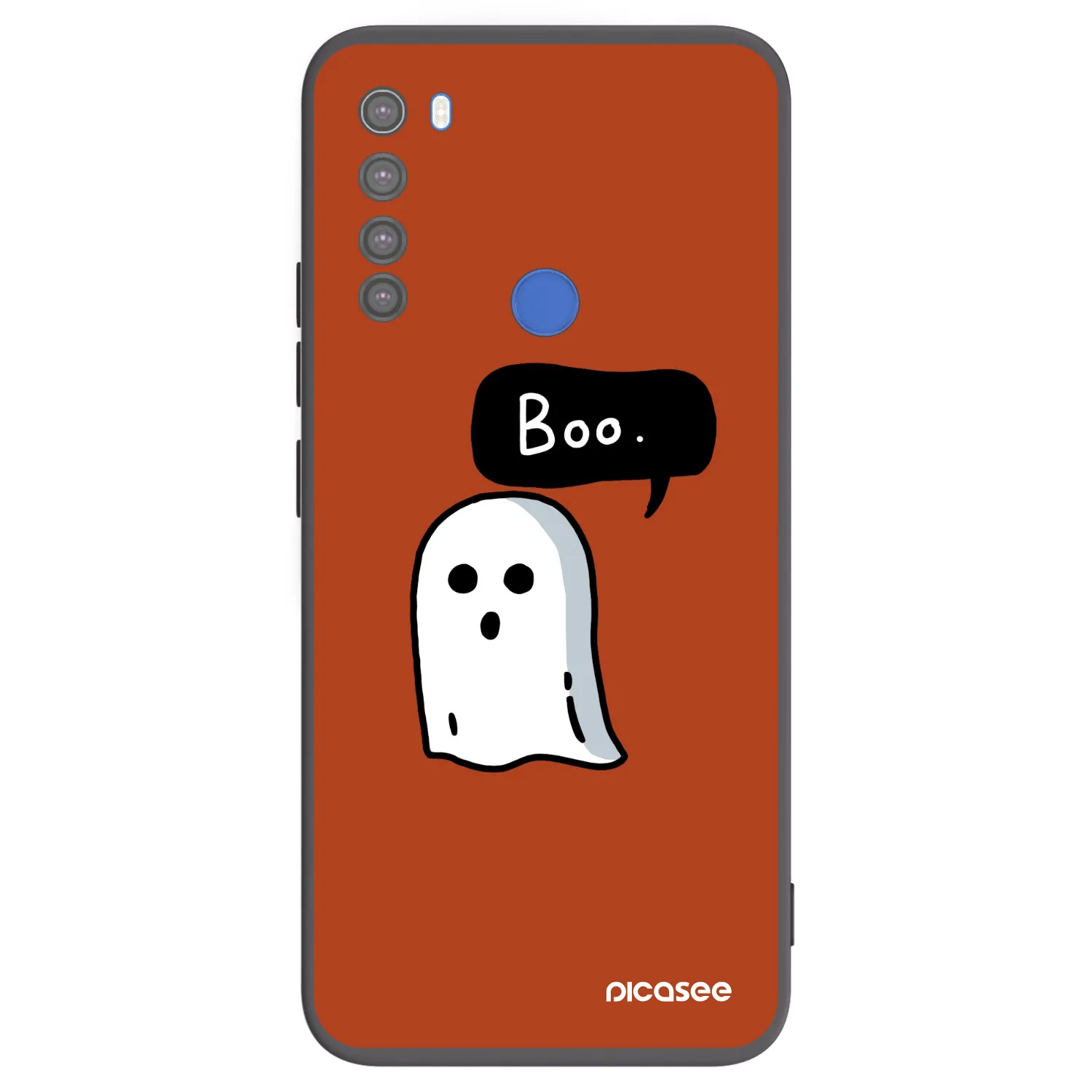 Picasee silikónový čierny obal pre Xiaomi Redmi Note 8T - Boo