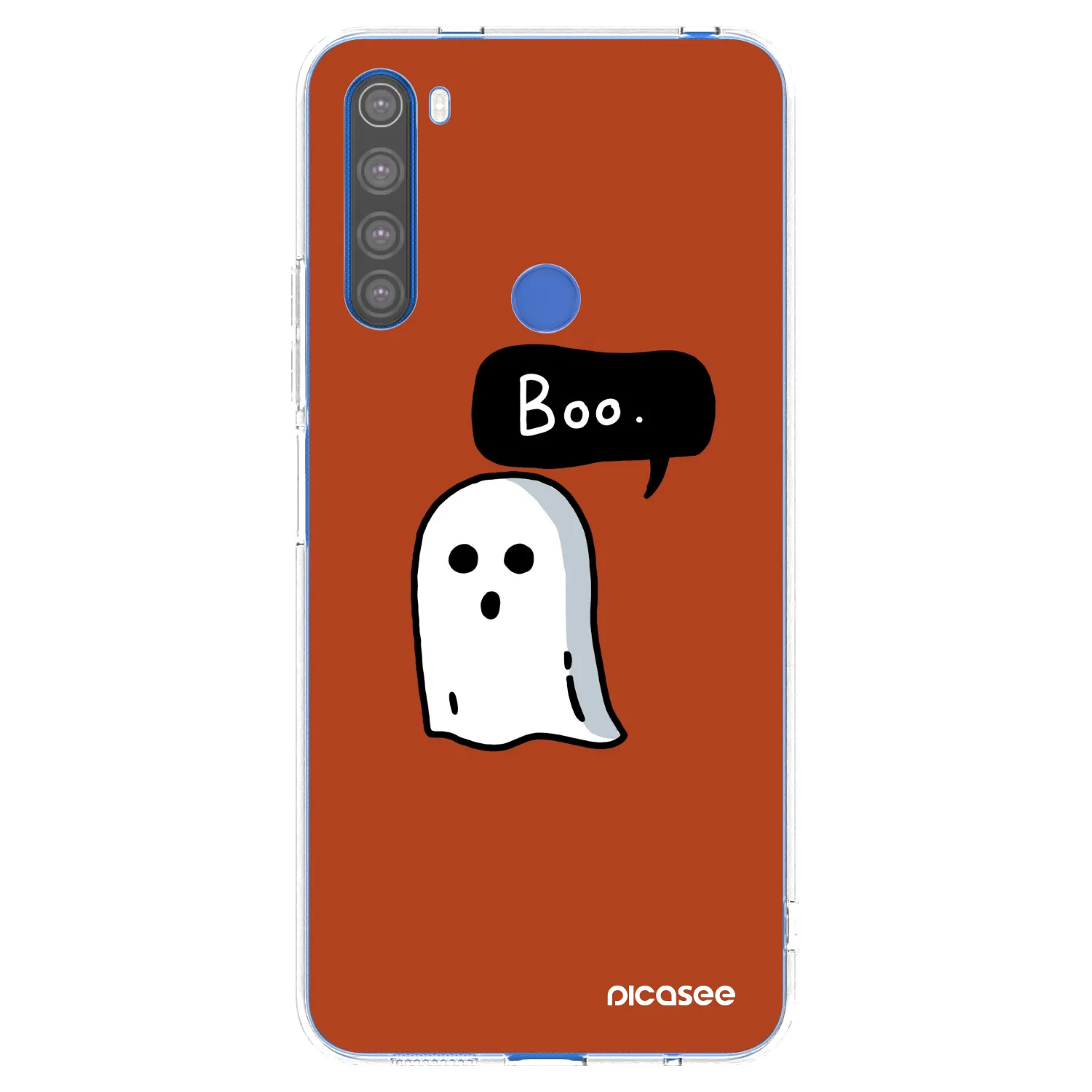 Picasee silikónový prehľadný obal pre Xiaomi Redmi Note 8T - Boo