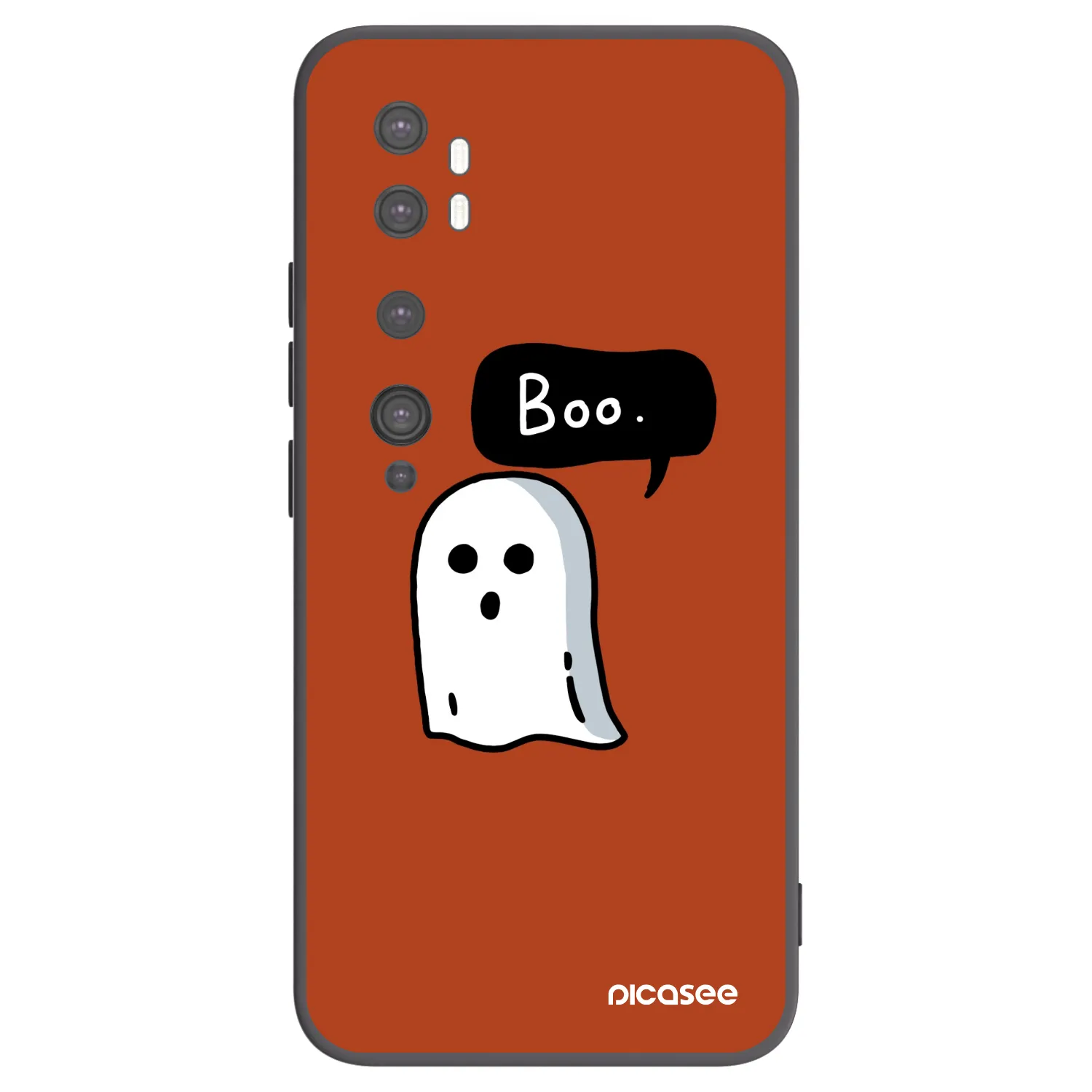 Picasee silikónový čierny obal pre Xiaomi Mi Note 10 (Pro) - Boo