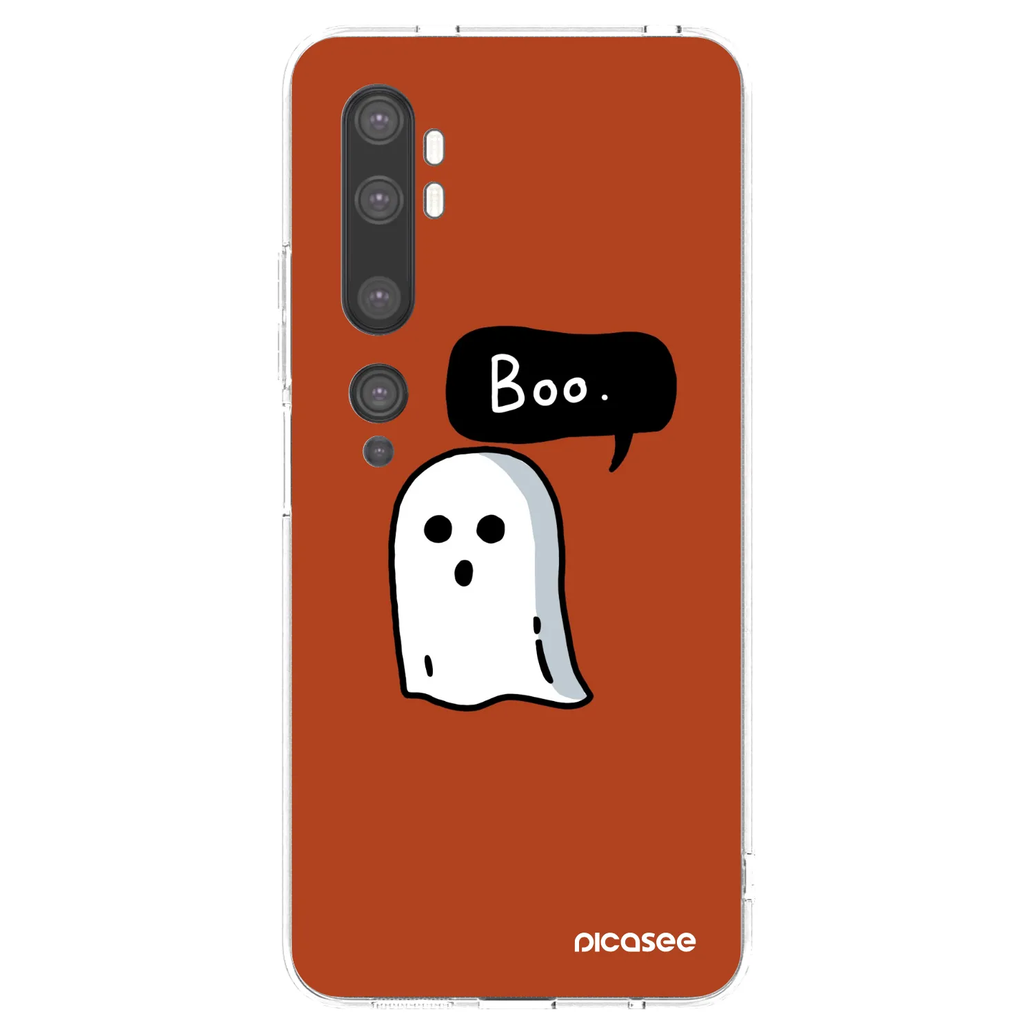 Picasee silikónový prehľadný obal pre Xiaomi Mi Note 10 (Pro) - Boo