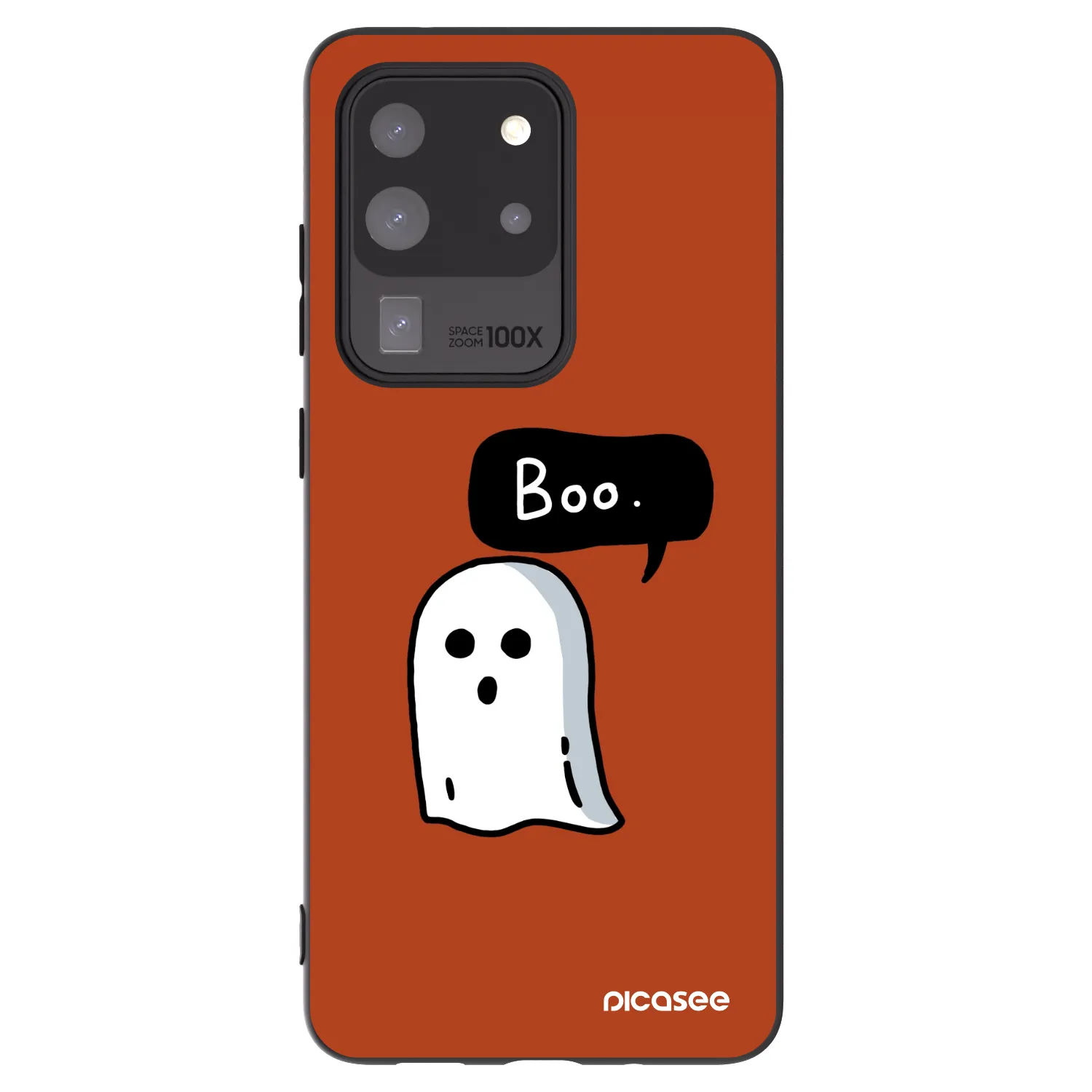Picasee silikónový čierny obal pre Samsung Galaxy S20 Ultra 5G G988F - Boo