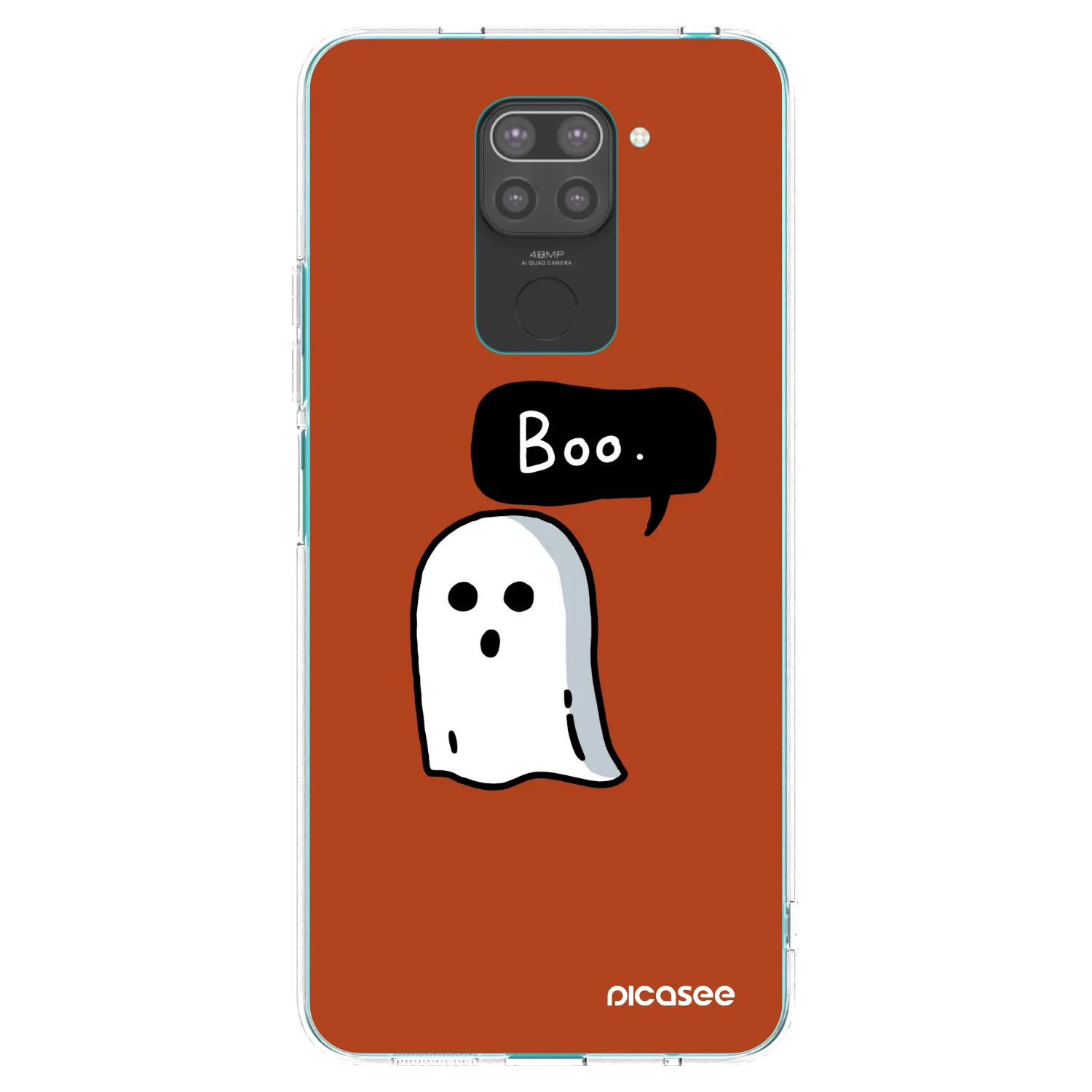 Picasee silikónový čierny obal pre Xiaomi Redmi Note 9 - Boo