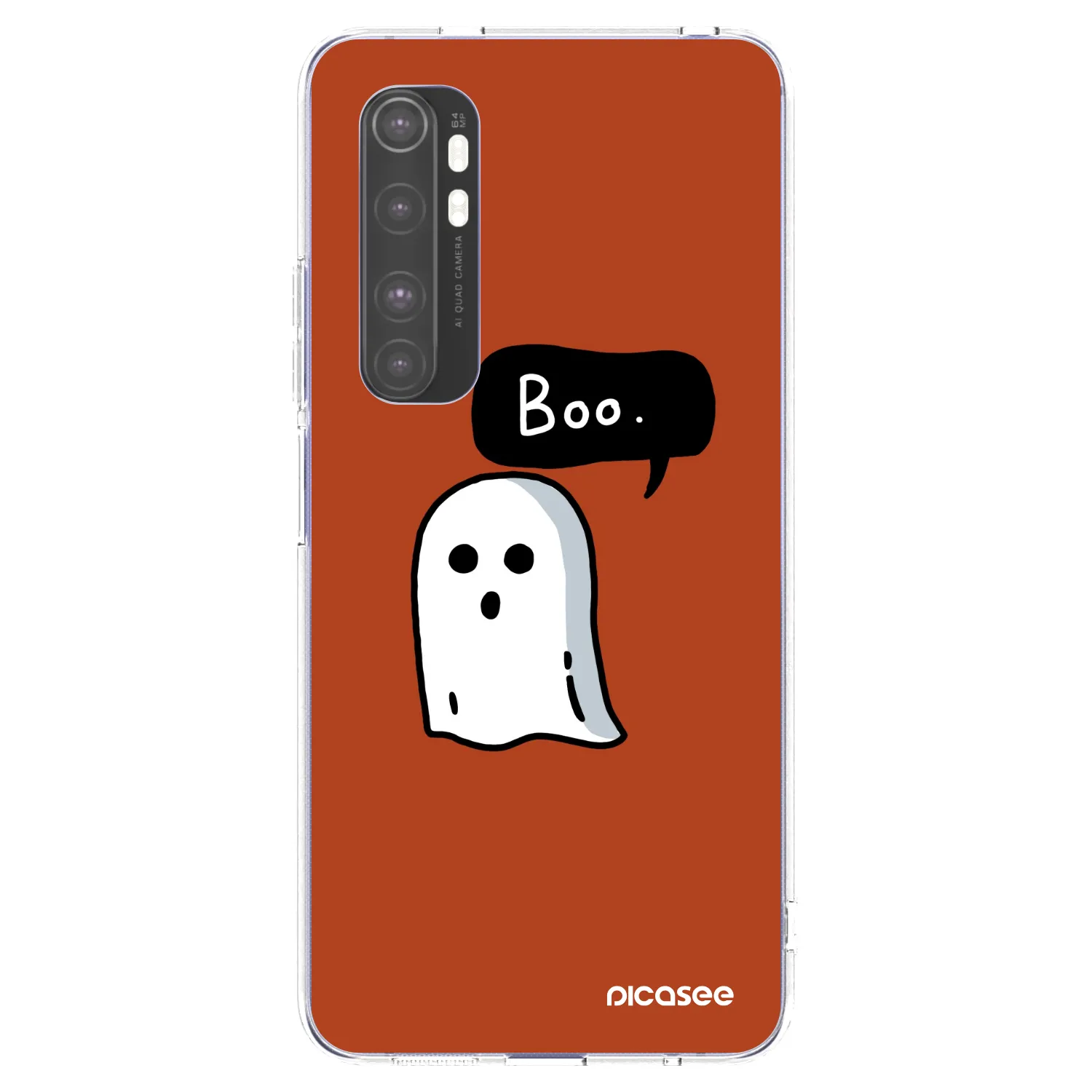Picasee silikónový prehľadný obal pre Xiaomi Mi Note 10 Lite - Boo