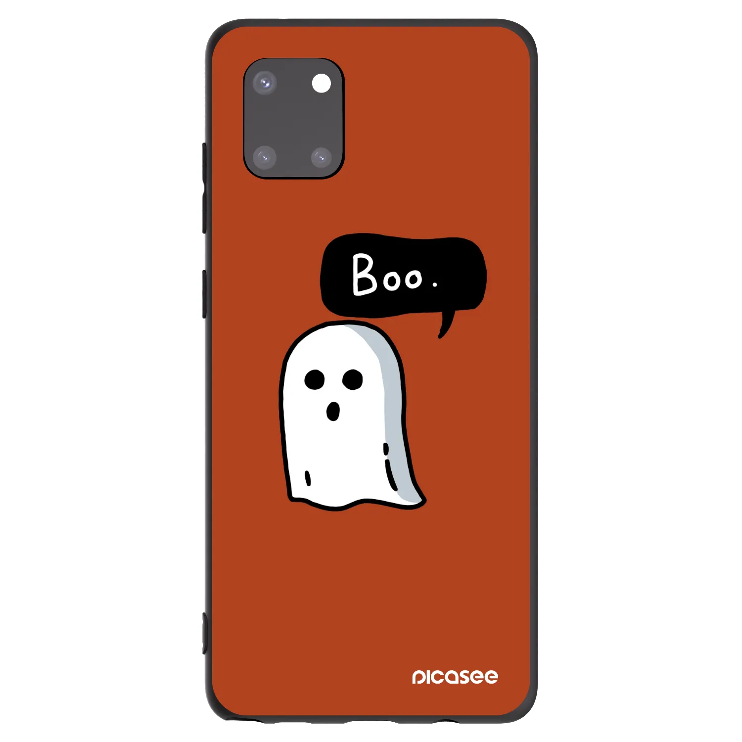 Picasee silikónový čierny obal pre Samsung Galaxy Note 10 Lite N770F - Boo
