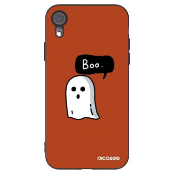 Picasee silikónový čierny obal pre Apple iPhone XR - Boo