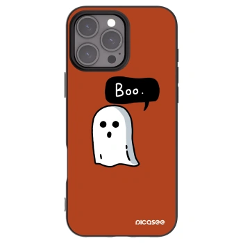Picasee silikónový čierny obal pre Apple iPhone 16 Pro Max - Boo