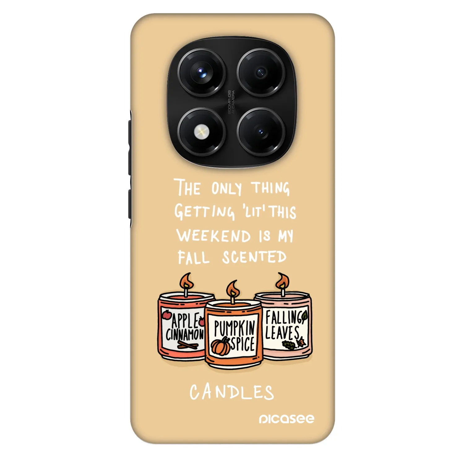 Picasee Fashion Case pre Xiaomi Redmi Note 14 Pro+ 5G - Candles