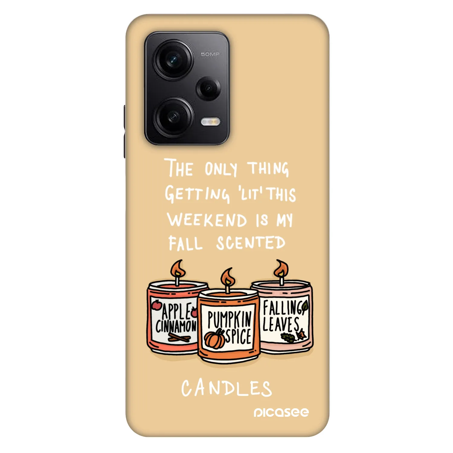 Picasee Fashion Case pre Xiaomi Redmi Note 12 Pro 5G - Candles