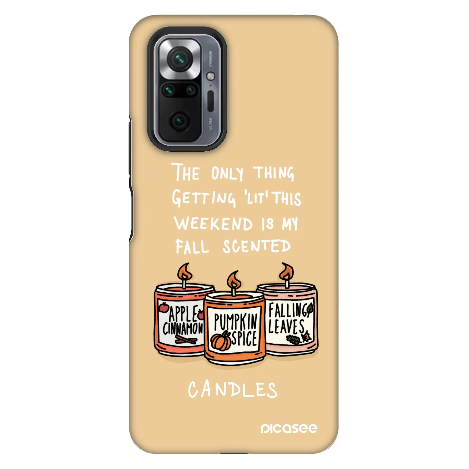 Picasee Fashion Case pre Xiaomi Redmi Note 10 Pro - Candles