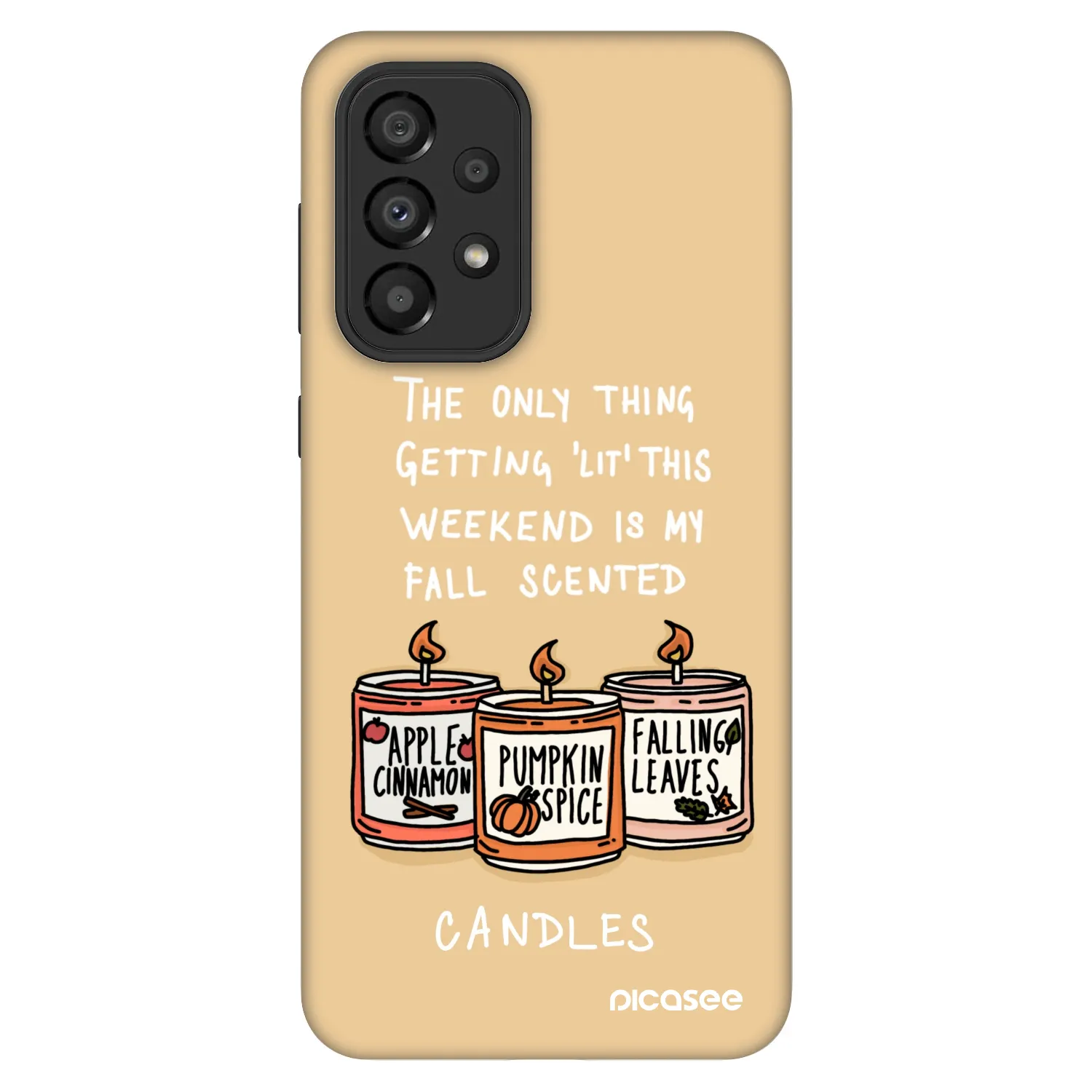 Picasee Fashion Case pre Samsung Galaxy A33 5G A336 - Candles