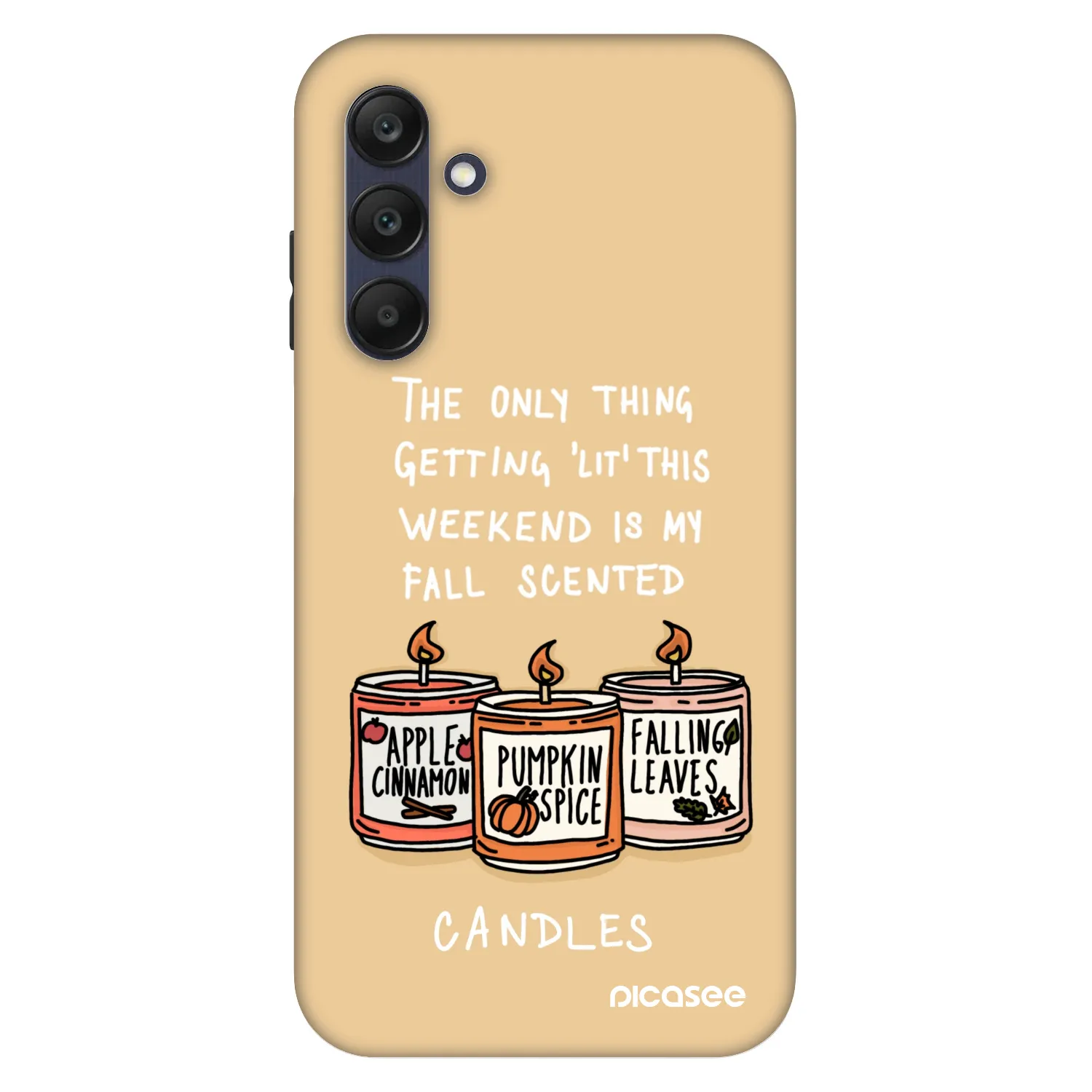 Picasee Fashion Case pre Samsung Galaxy A25 A256B 5G - Candles