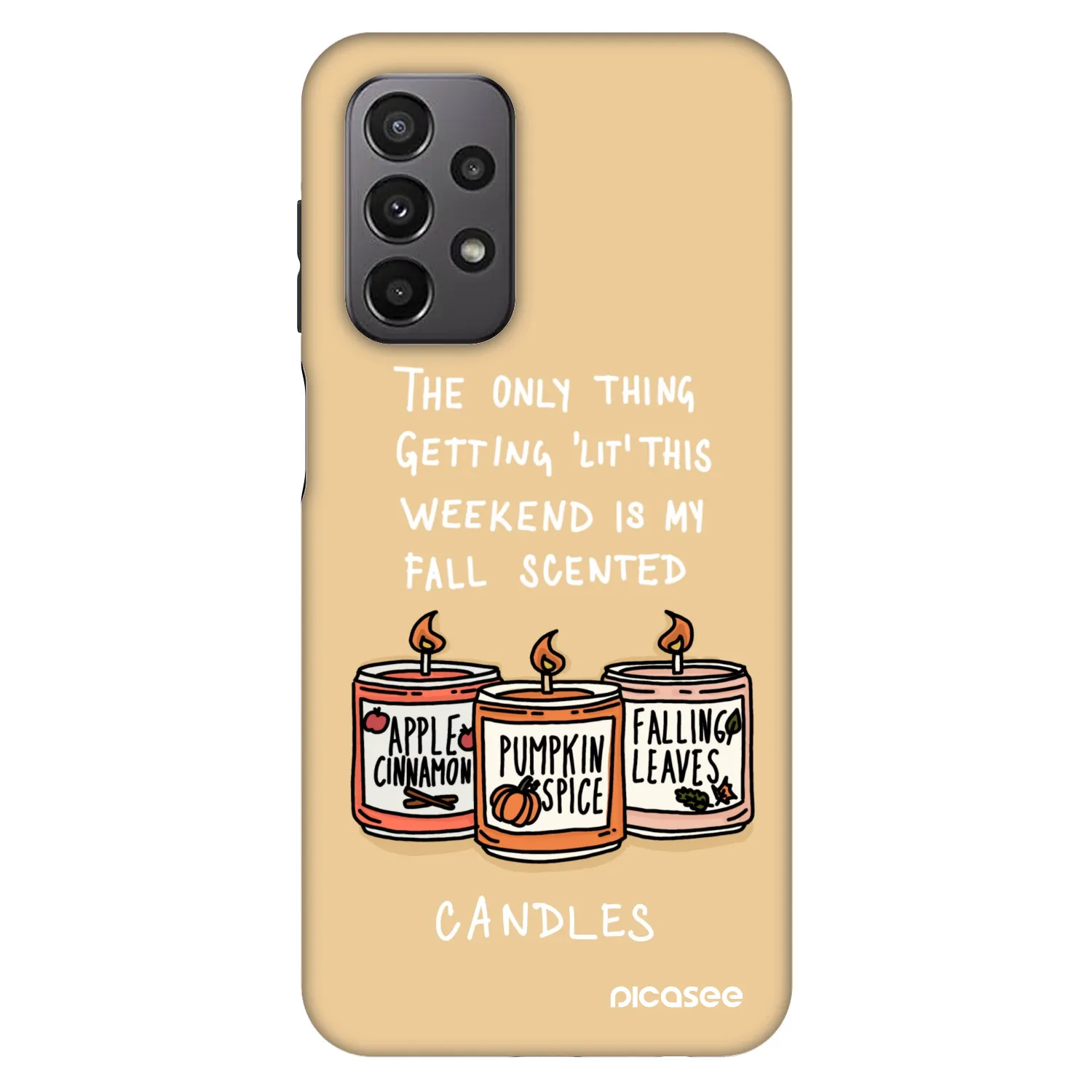 Picasee Fashion Case pre Samsung Galaxy A23 A236B 5G - Candles