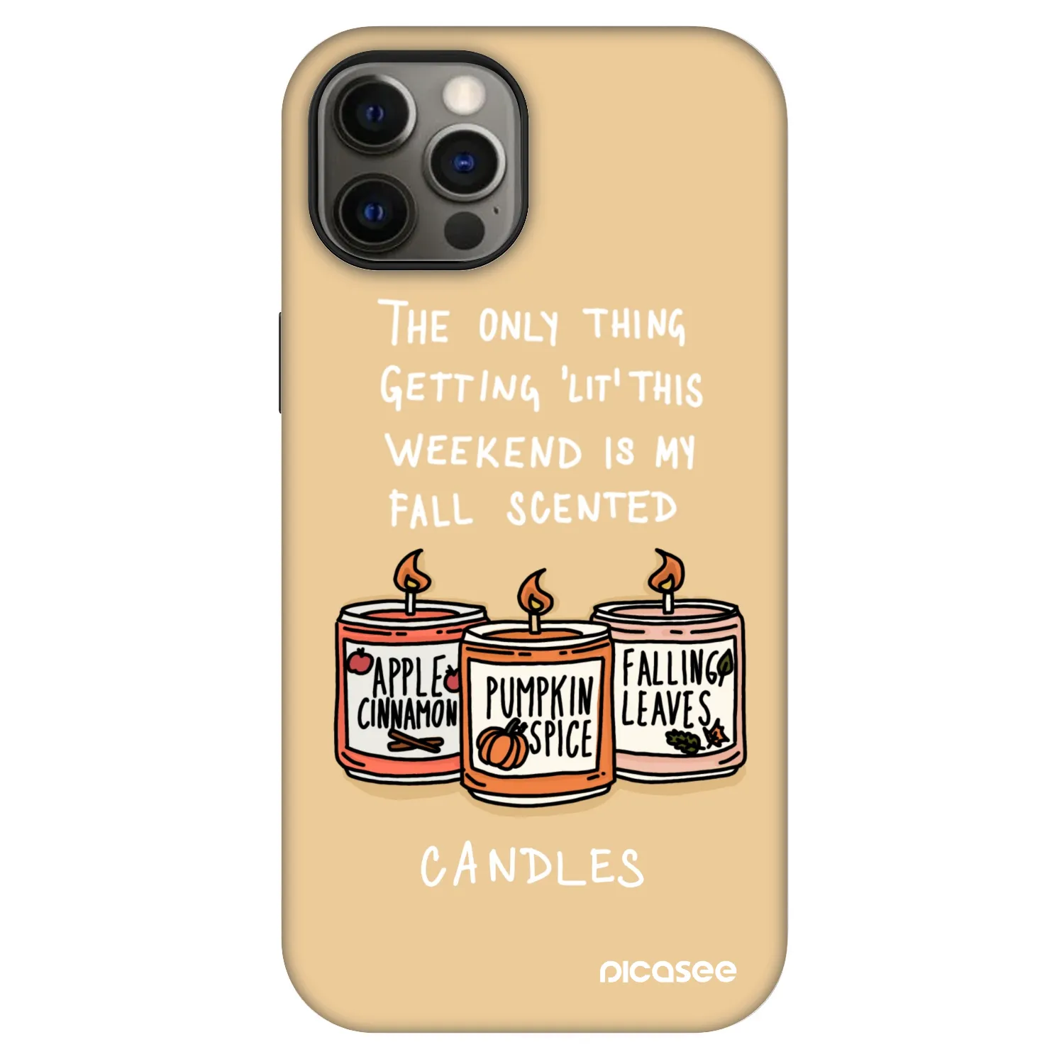 Picasee Fashion Case MagSafe pre Apple iPhone 12 Pro - Candles
