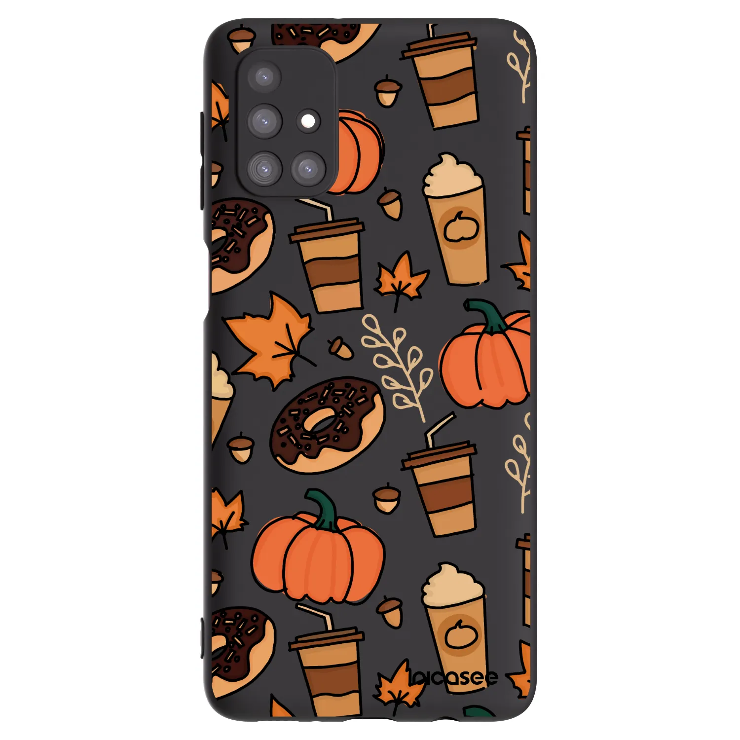 Picasee silikónový čierny obal pre Samsung Galaxy M31s - Fallovers