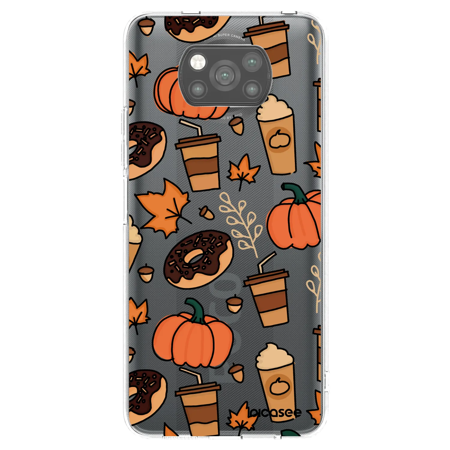 Picasee silikónový čierny obal pre Xiaomi Poco X3 - Fallovers