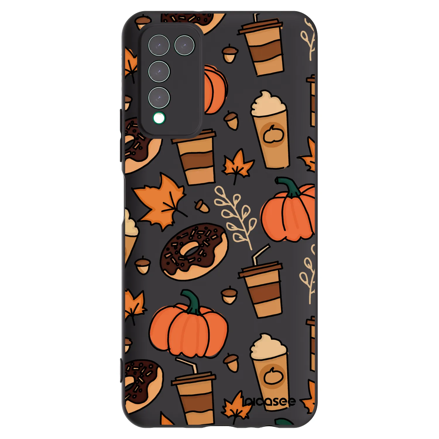 Picasee silikónový čierny obal pre Honor 10X Lite - Fallovers