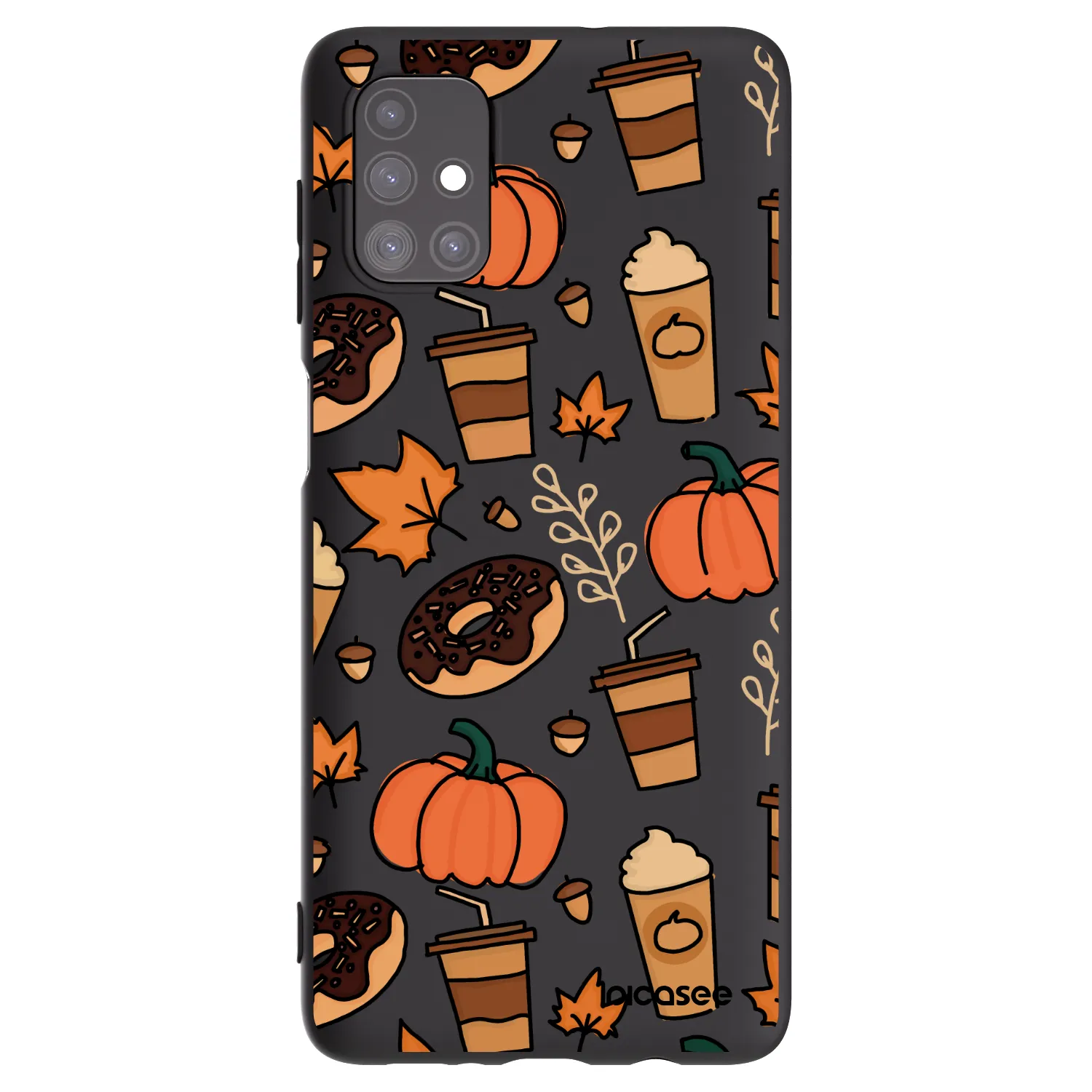 Picasee silikónový čierny obal pre Samsung Galaxy M51 M515F - Fallovers