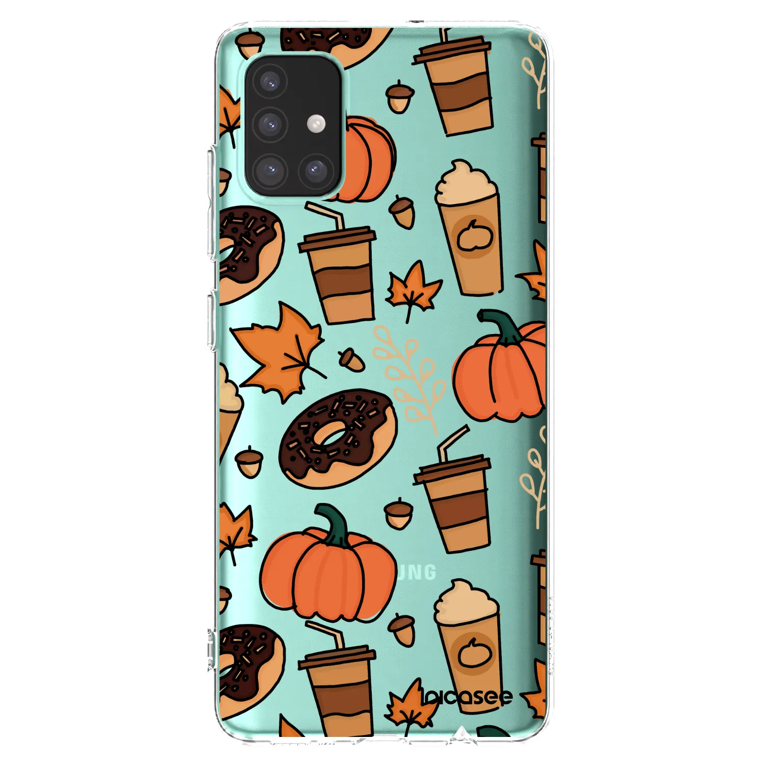 Picasee silikónový prehľadný obal pre Samsung Galaxy M51 M515F - Fallovers