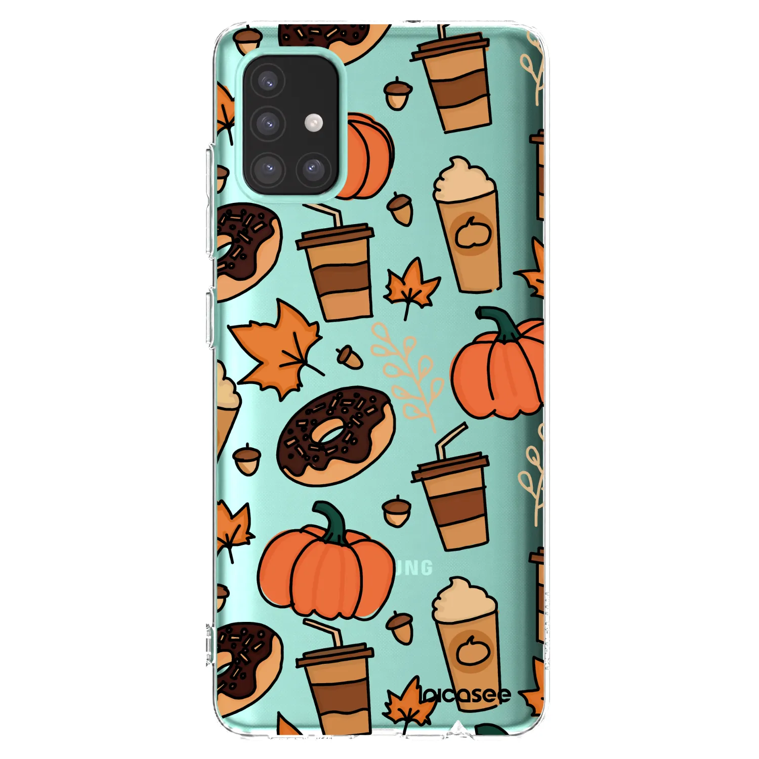 Picasee silikónový prehľadný obal pre Samsung Galaxy M31s - Fallovers