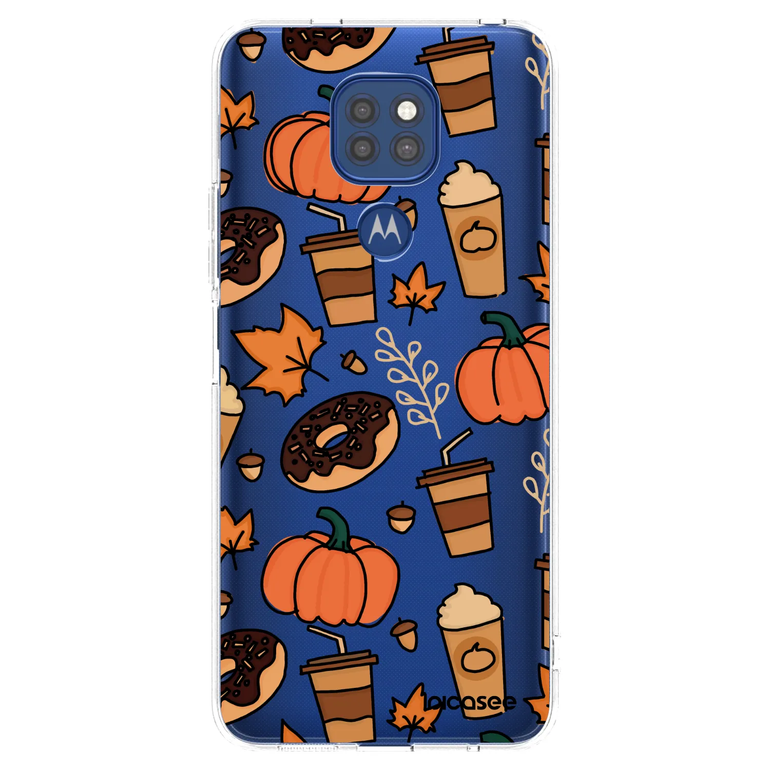 Picasee silikónový prehľadný obal pre Motorola Moto G9 Play - Fallovers
