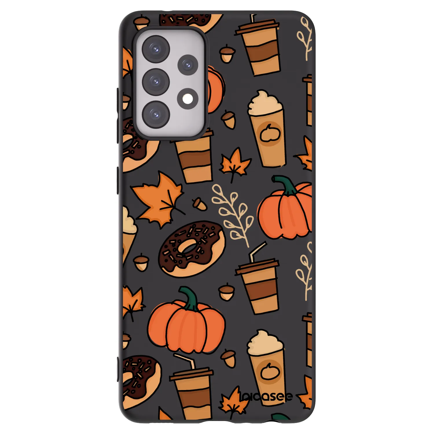 Picasee silikónový čierny obal pre Samsung Galaxy A52 5G A525F - Fallovers