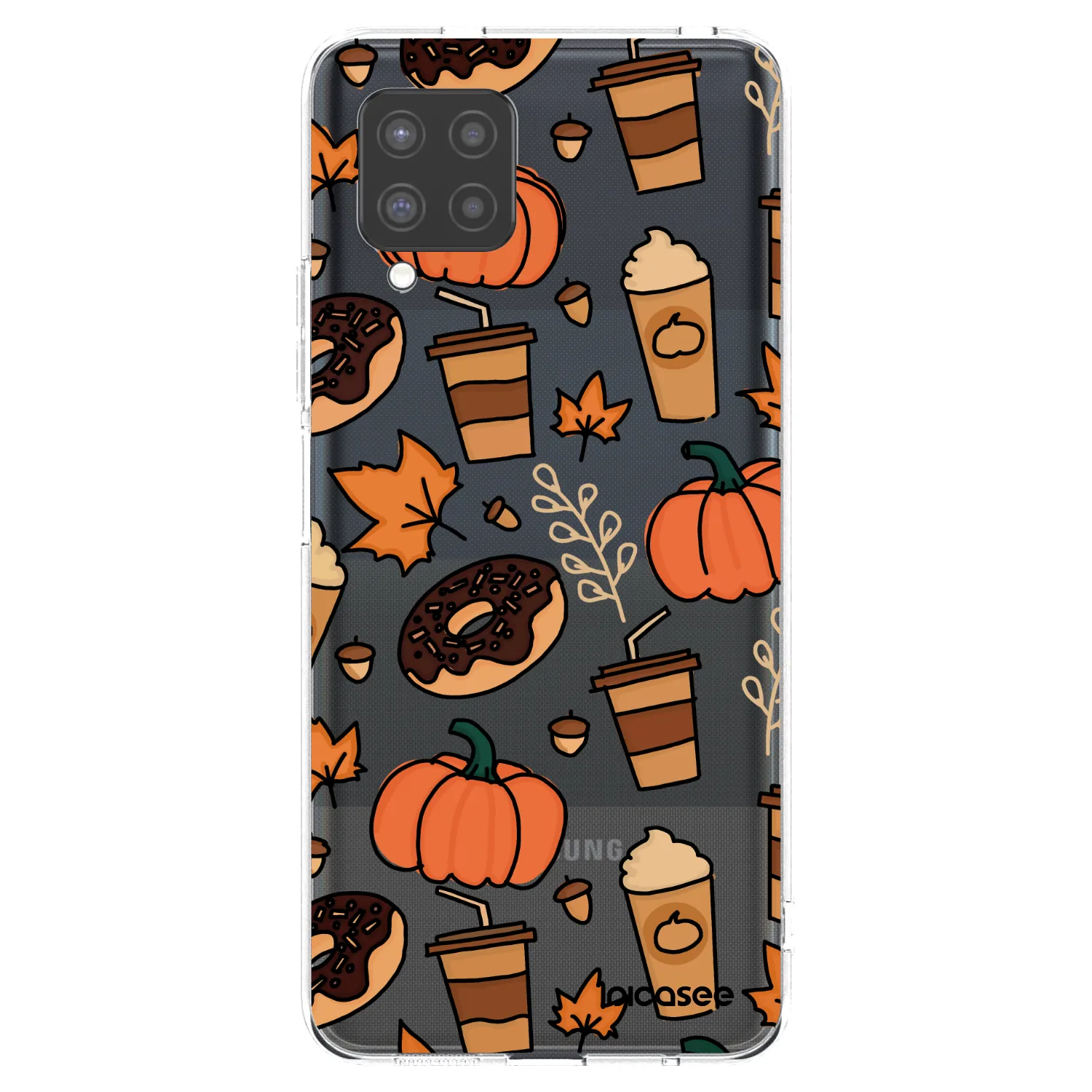 Picasee silikónový prehľadný obal pre Samsung Galaxy A42 A426B - Fallovers