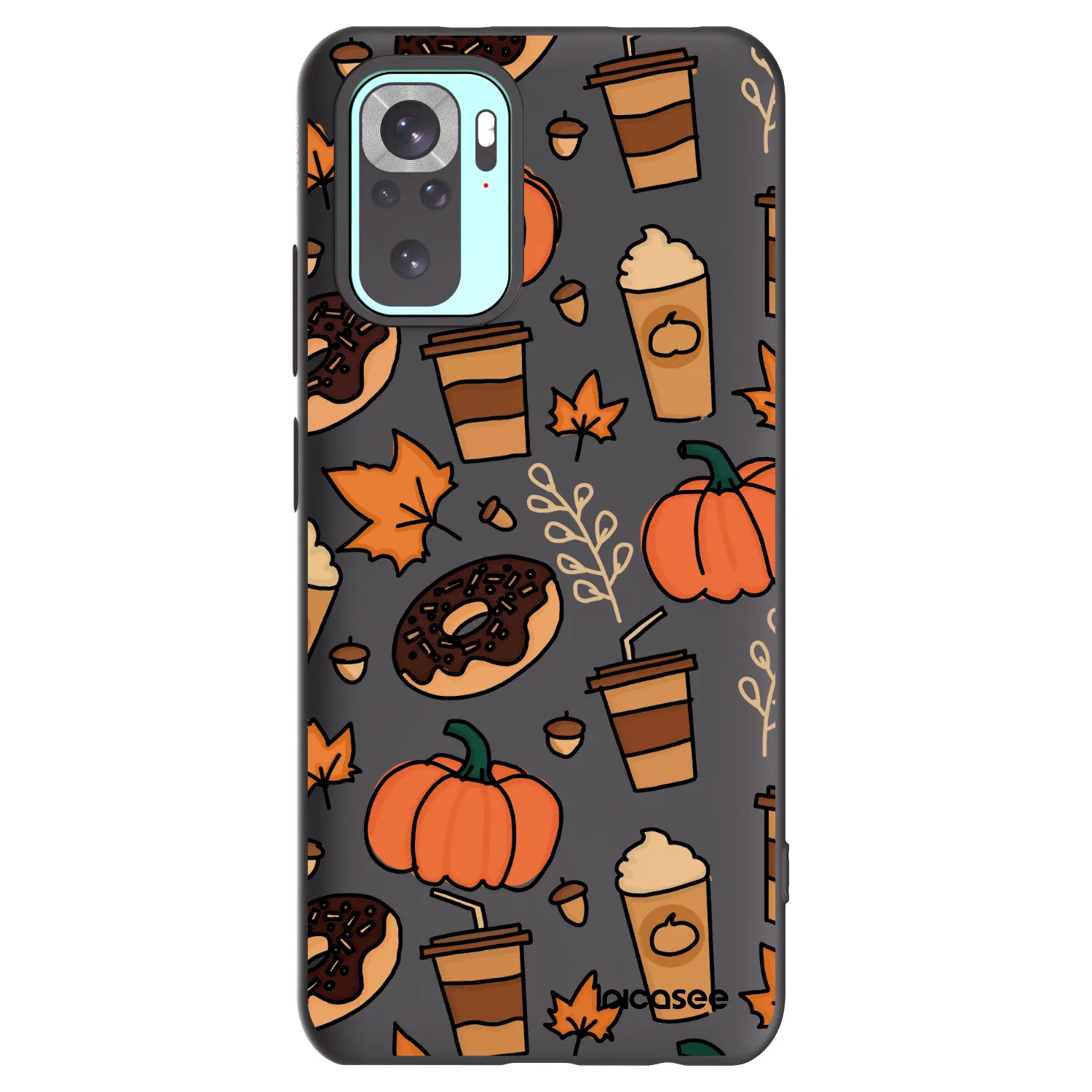Picasee silikónový čierny obal pre Xiaomi Redmi Note 10 Pro - Fallovers