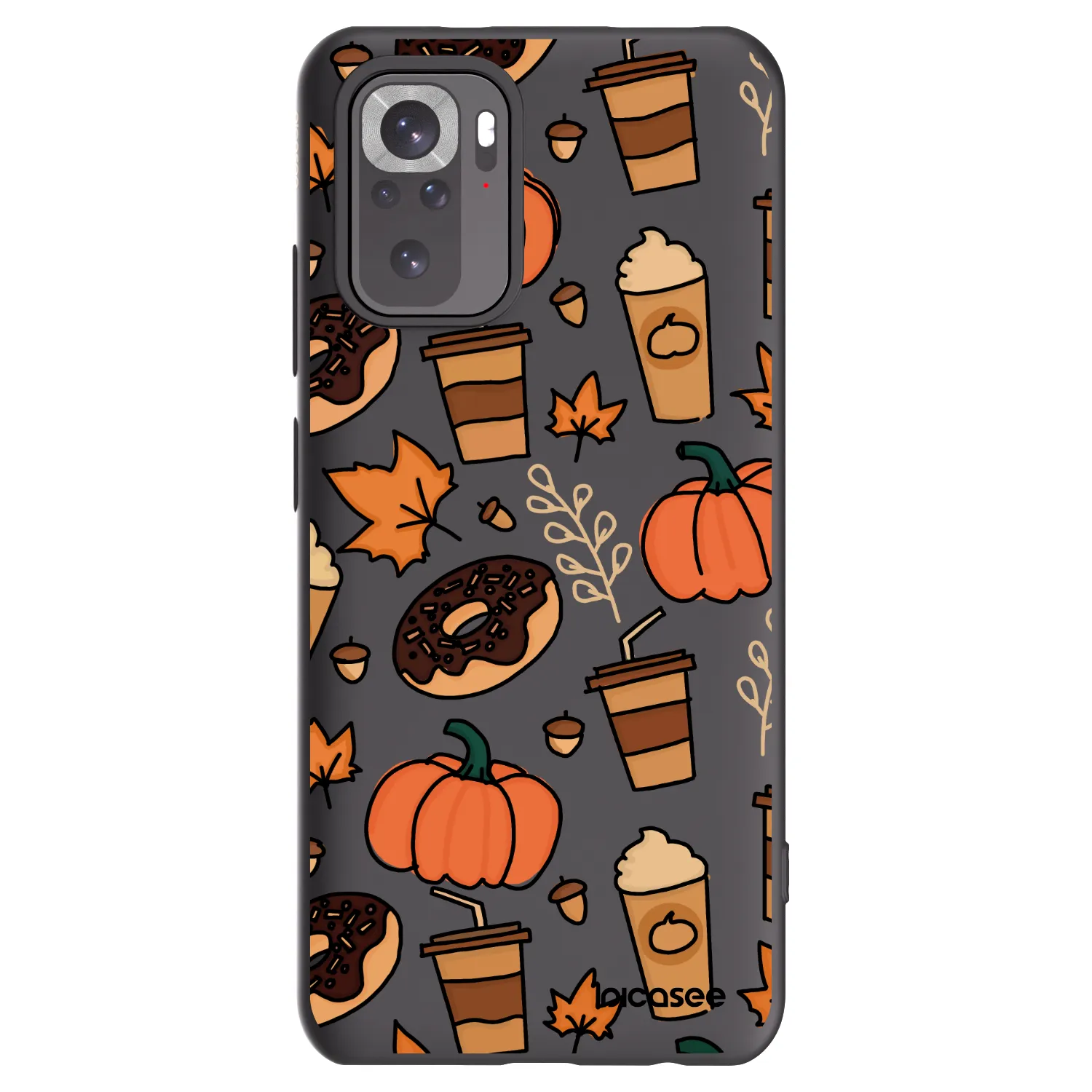 Picasee silikónový čierny obal pre Xiaomi Redmi Note 10S - Fallovers