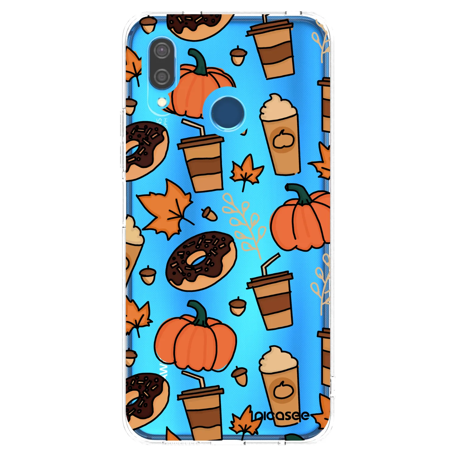 Picasee silikónový prehľadný obal pre Huawei P20 Lite - Fallovers