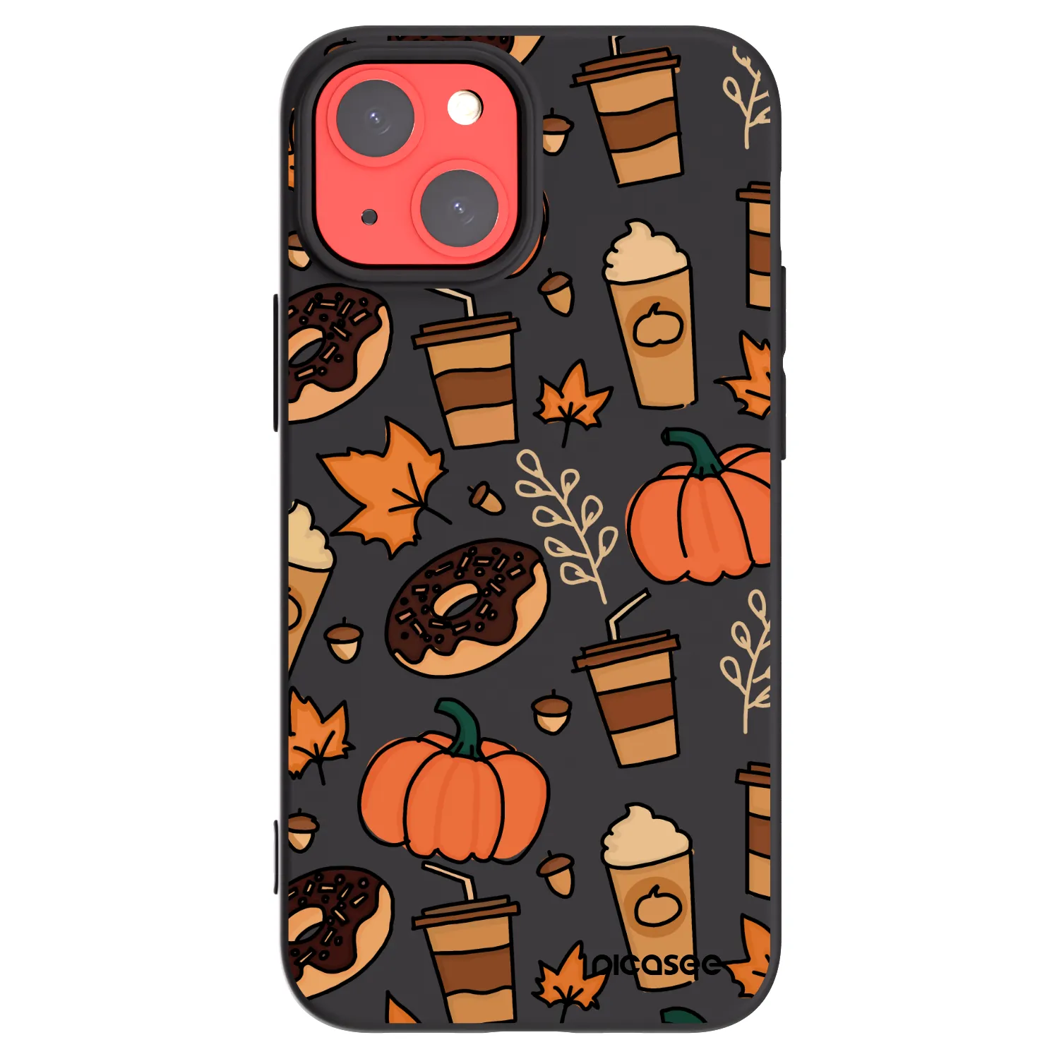 Picasee silikónový čierny obal pre Apple iPhone 13 mini - Fallovers