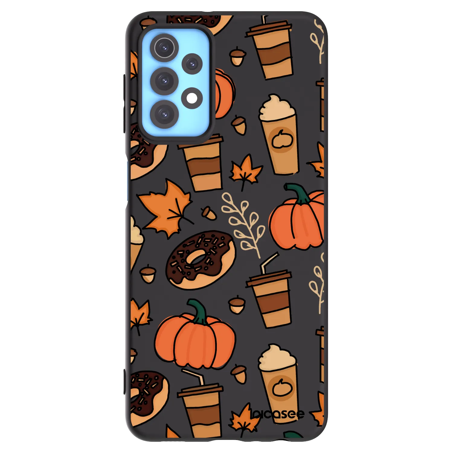 Picasee silikónový čierny obal pre Samsung Galaxy A32 4G SM-A325F - Fallovers