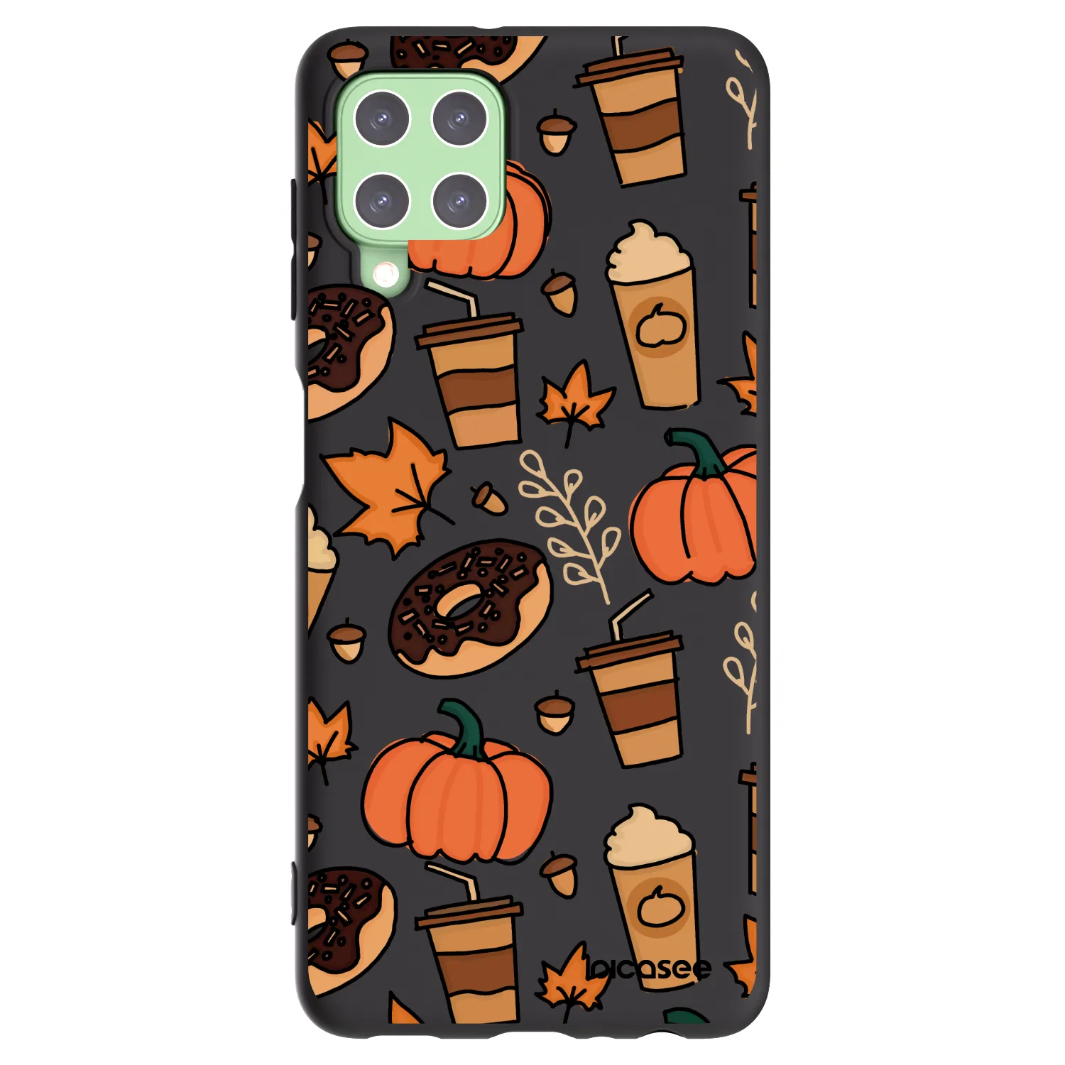Picasee silikónový čierny obal pre Samsung Galaxy A22 A225F 4G - Fallovers