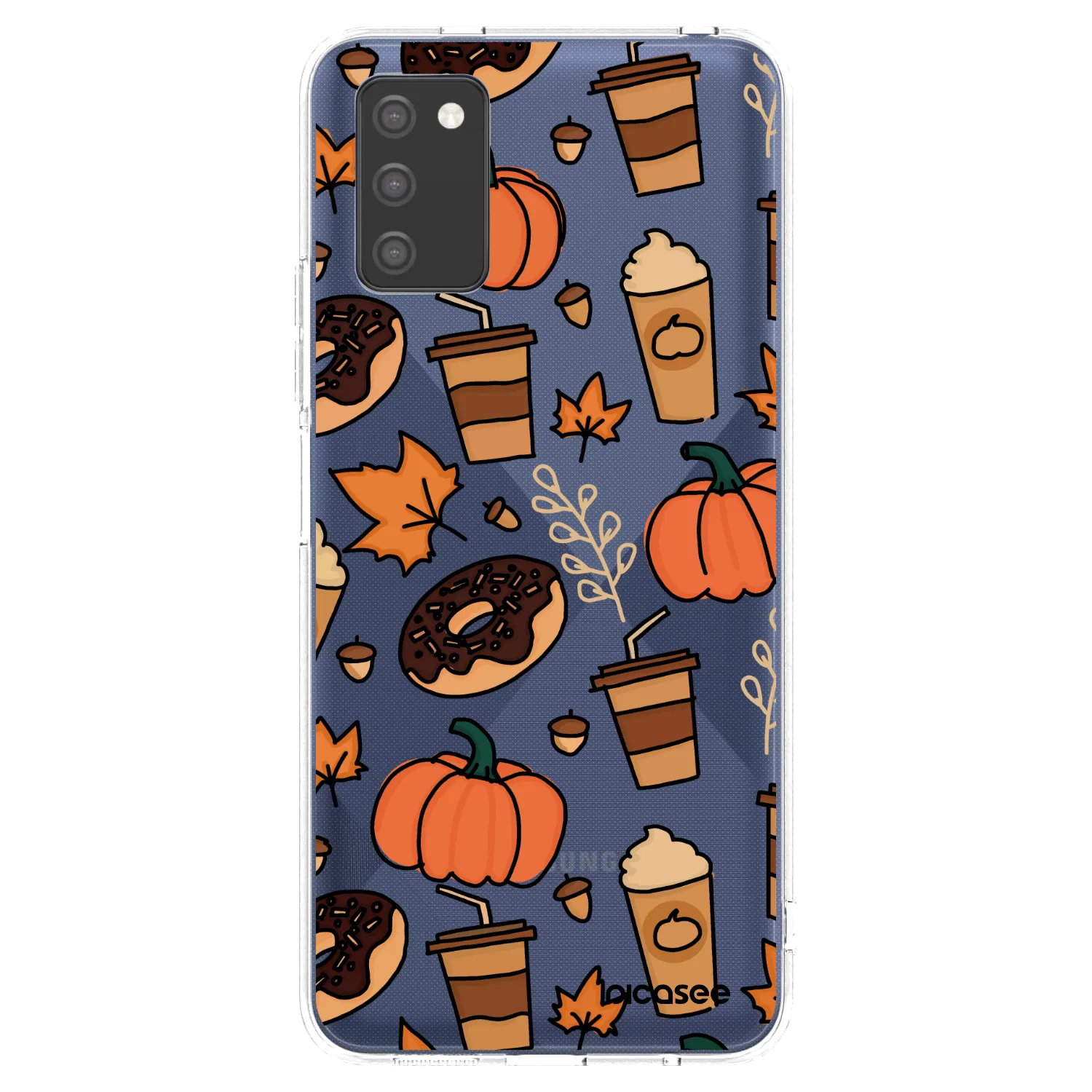 Picasee silikónový prehľadný obal pre Samsung Galaxy A03s A037G - Fallovers
