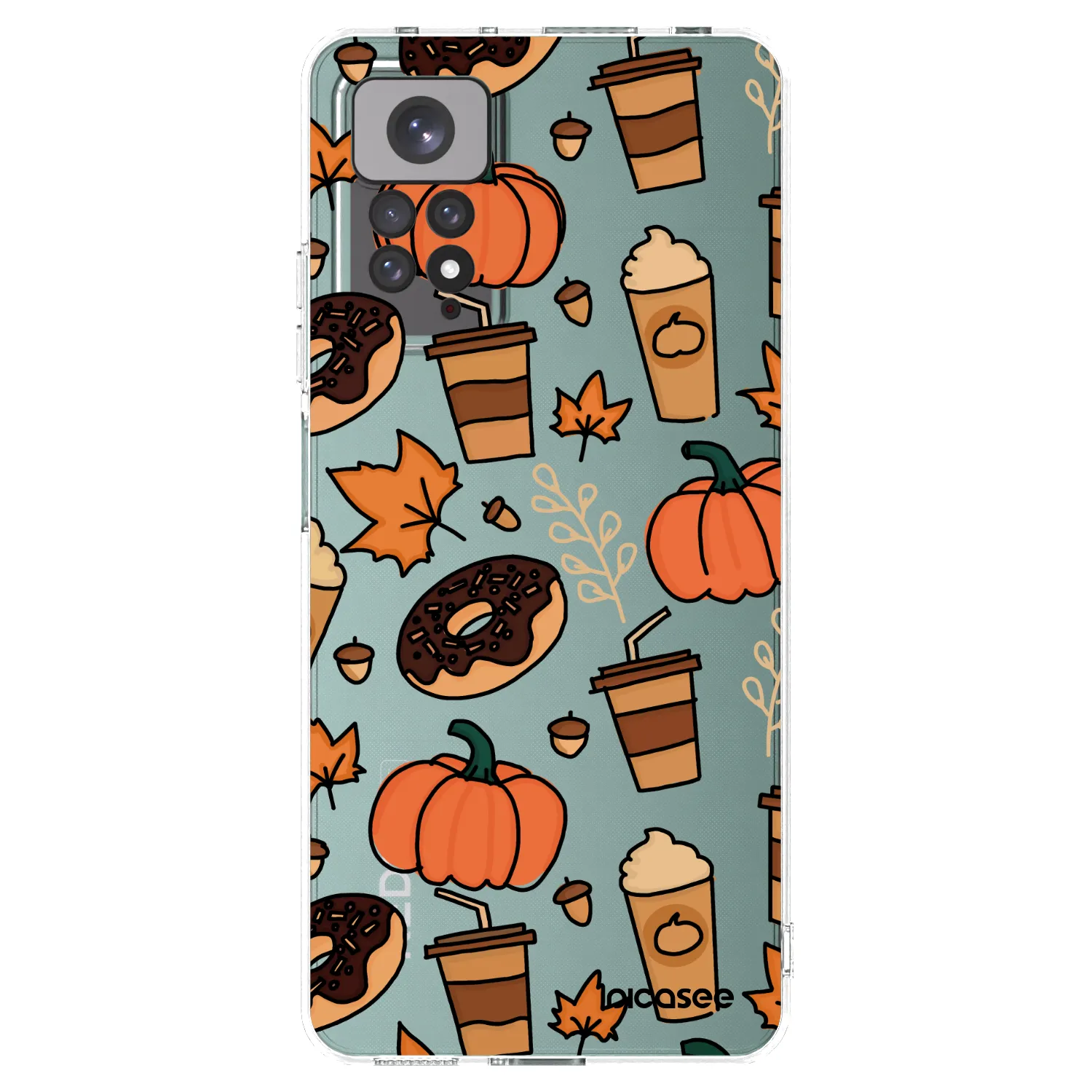 Picasee silikónový prehľadný obal pre Xiaomi Redmi Note 11 - Fallovers