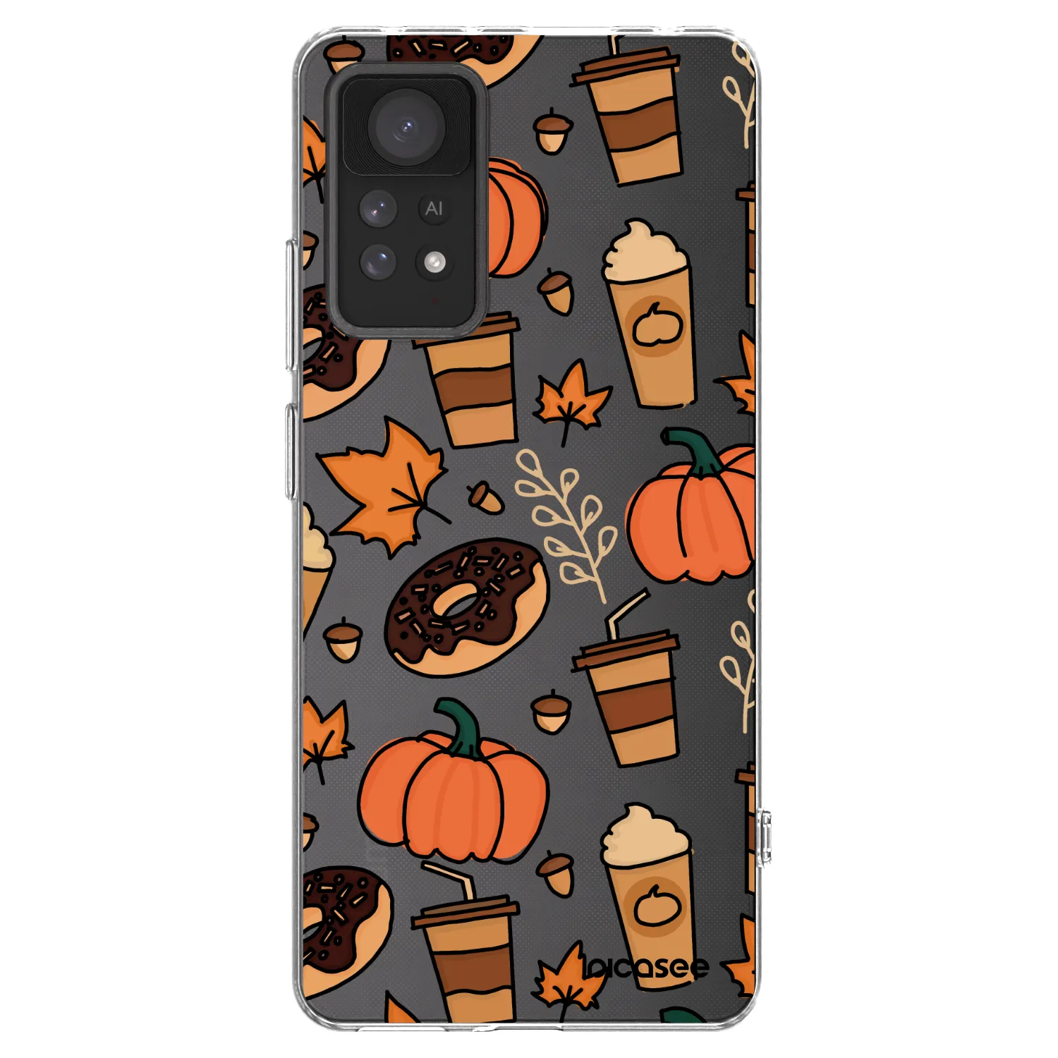 Picasee silikónový prehľadný obal pre Xiaomi Redmi Note 11 Pro - Fallovers