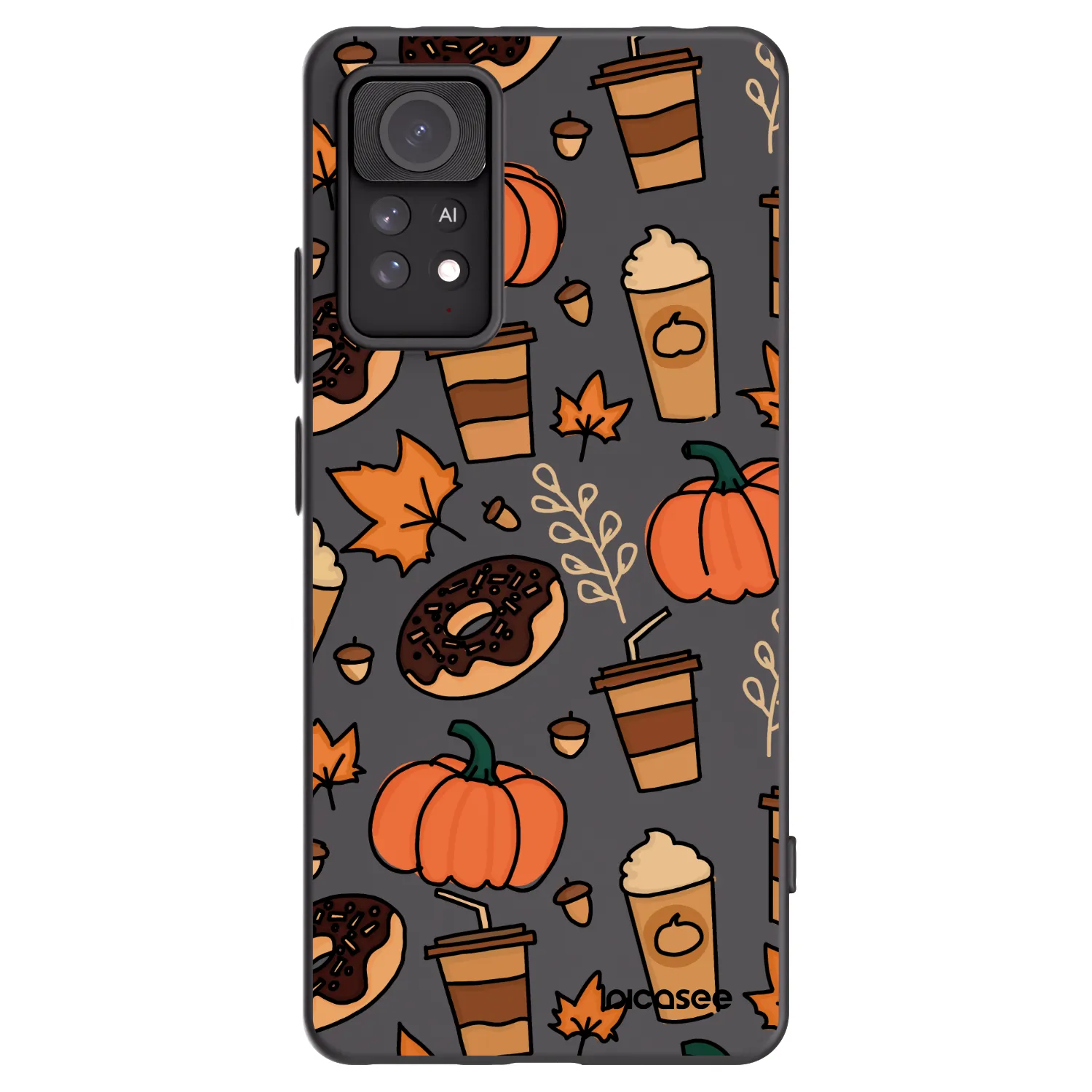 Picasee silikónový čierny obal pre Xiaomi Redmi Note 11 Pro 5G - Fallovers
