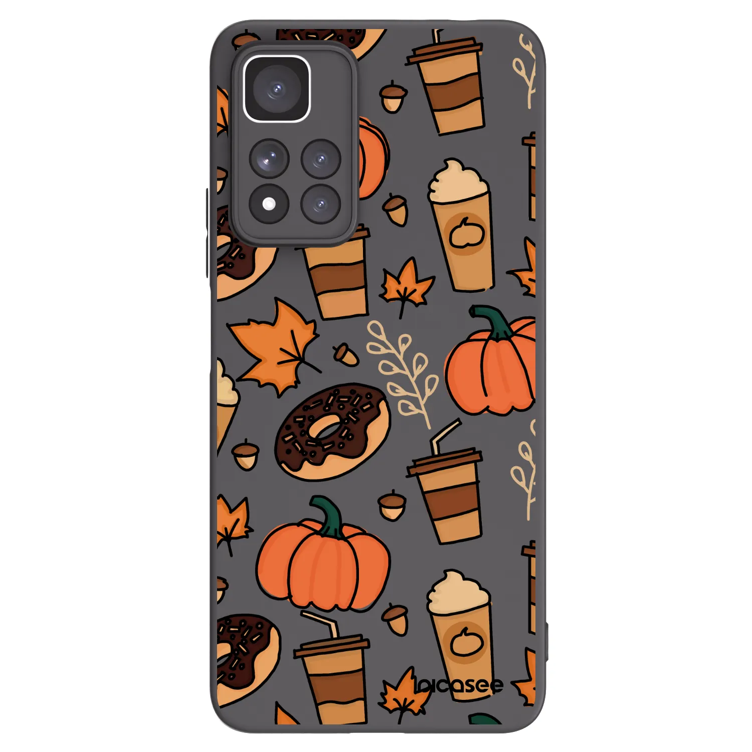 Picasee silikónový čierny obal pre Xiaomi Redmi Note 11 Pro+ 5G - Fallovers