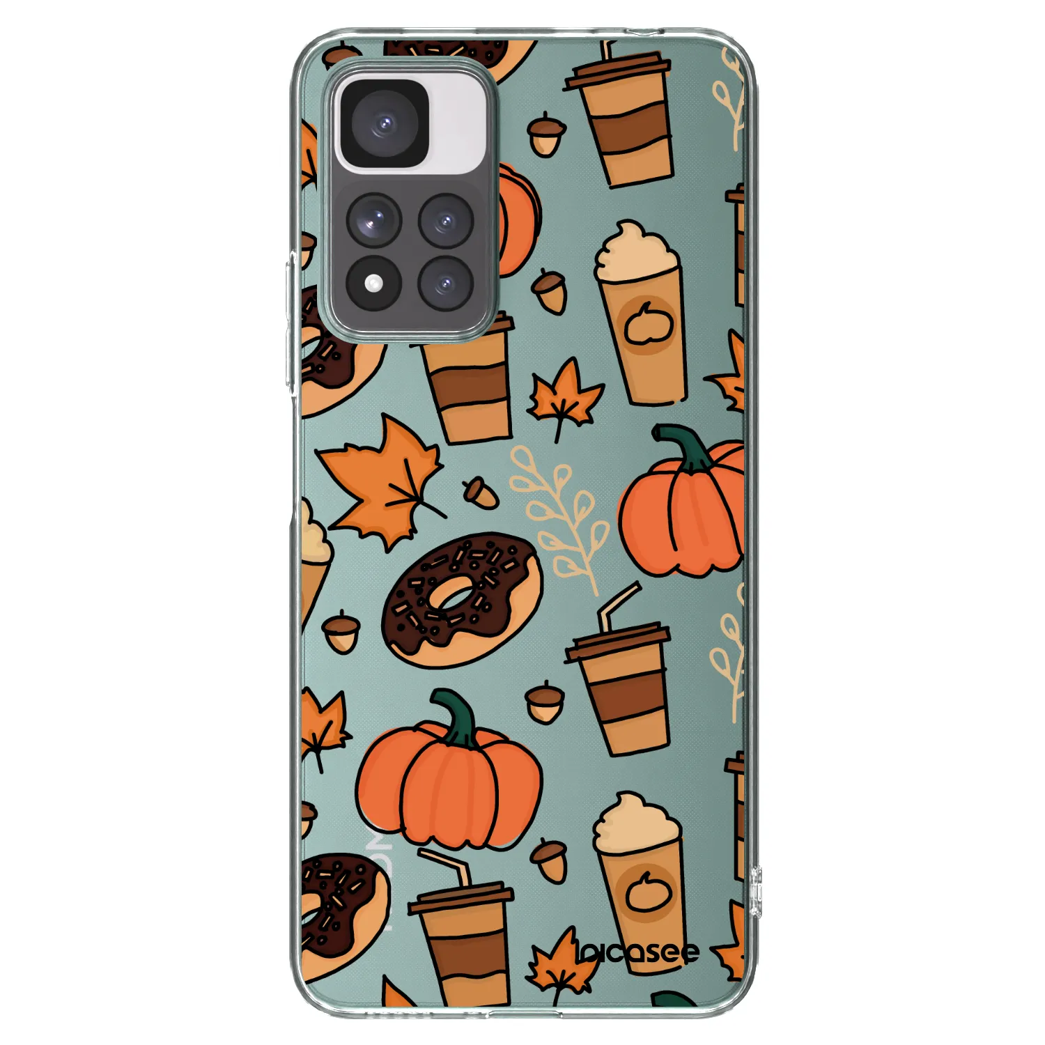 Picasee silikónový prehľadný obal pre Xiaomi Redmi Note 11 Pro+ 5G - Fallovers