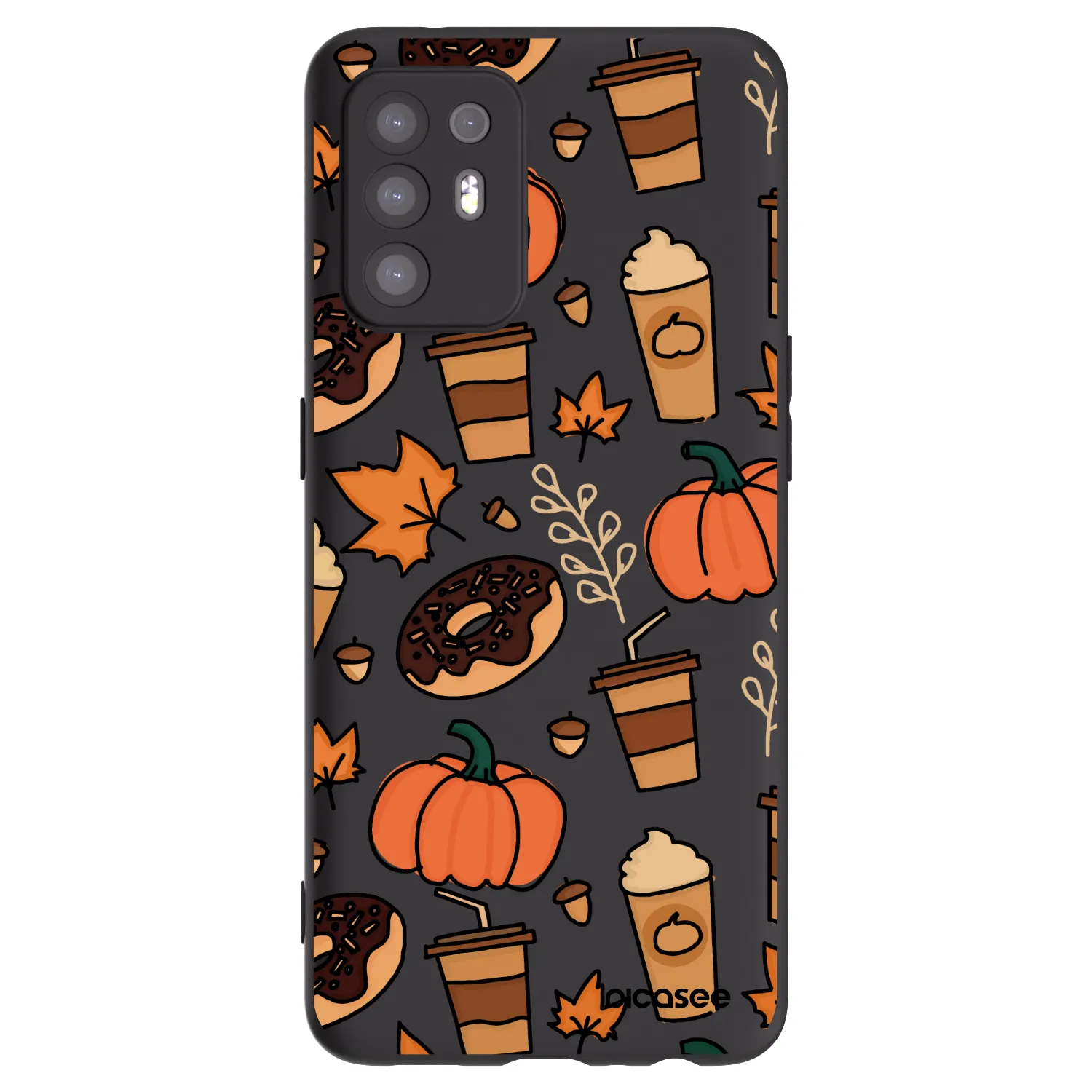 Picasee silikónový čierny obal pre OPPO A94 5G - Fallovers
