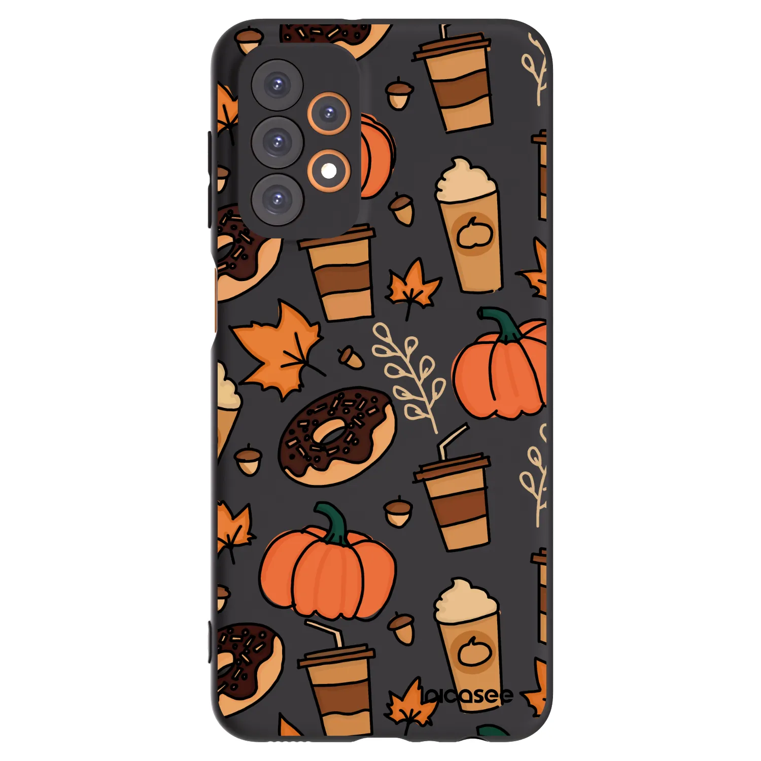 Picasee silikónový čierny obal pre Samsung Galaxy A23 A236B 5G - Fallovers
