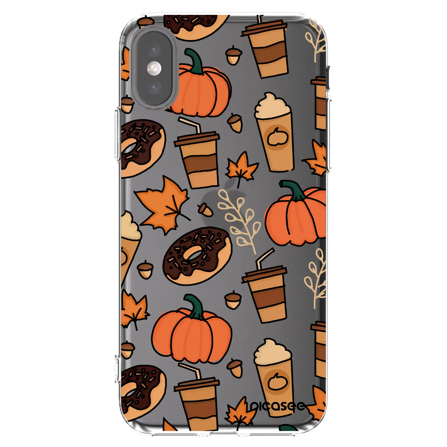 Picasee silikónový prehľadný obal pre Apple iPhone X/XS - Fallovers