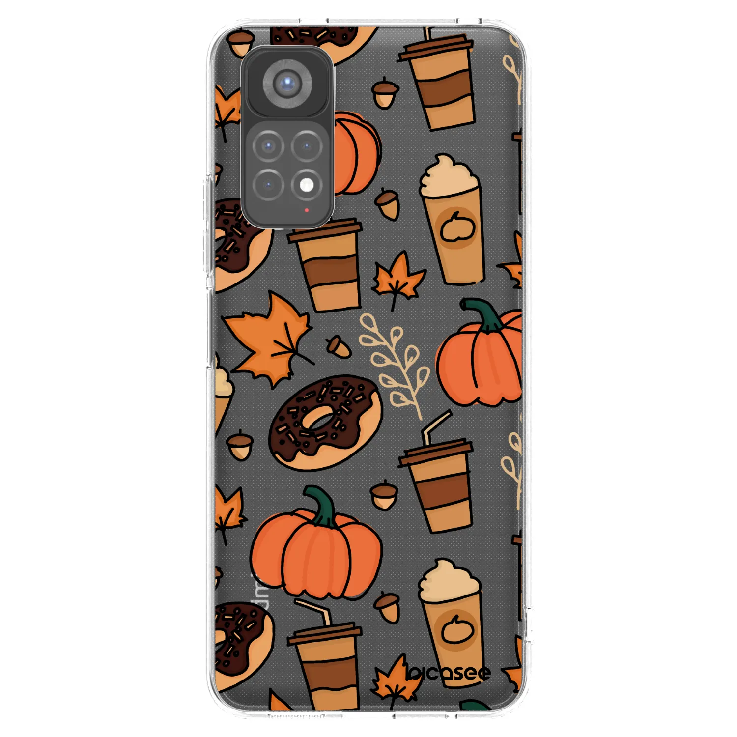 Picasee silikónový prehľadný obal pre Xiaomi Redmi Note 11S 5G - Fallovers