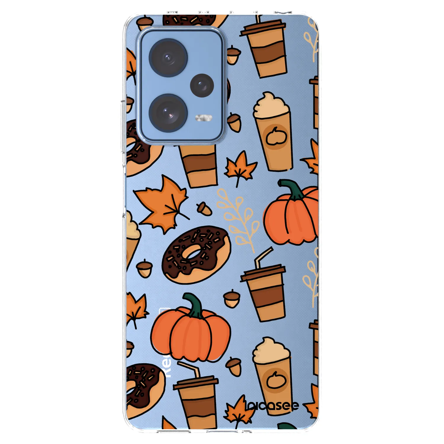 Picasee silikónový prehľadný obal pre Xiaomi Redmi Note 12 Pro 5G - Fallovers